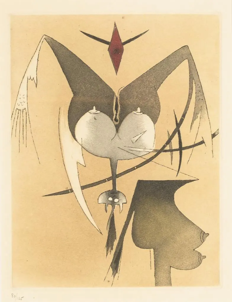 LAM, Wilfredo(1902–1982), LAM, Wilfredo(1902–1982), LAM, Wilfredo, Untitled