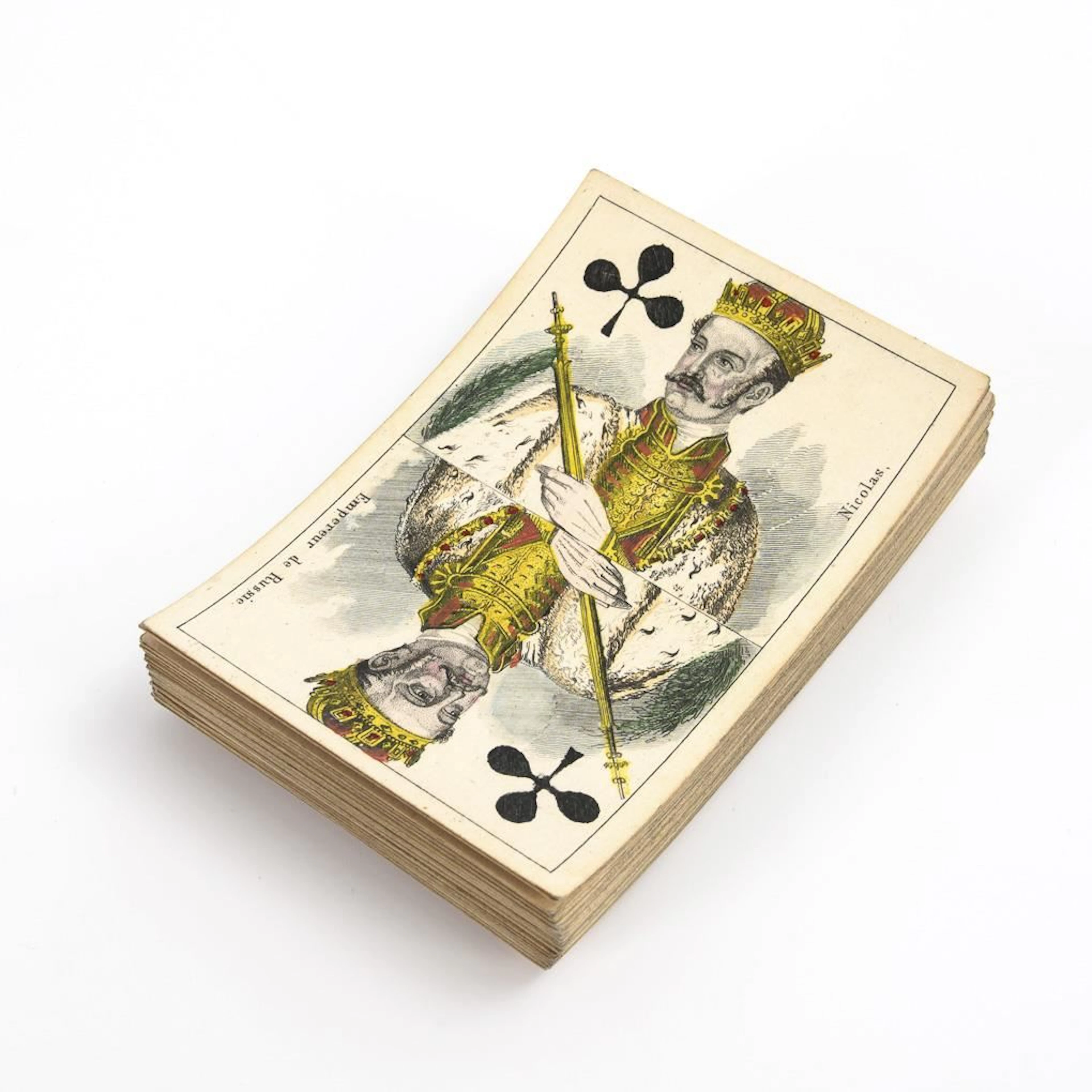 Museum-quality Whist playing cards from the Crimean War.
