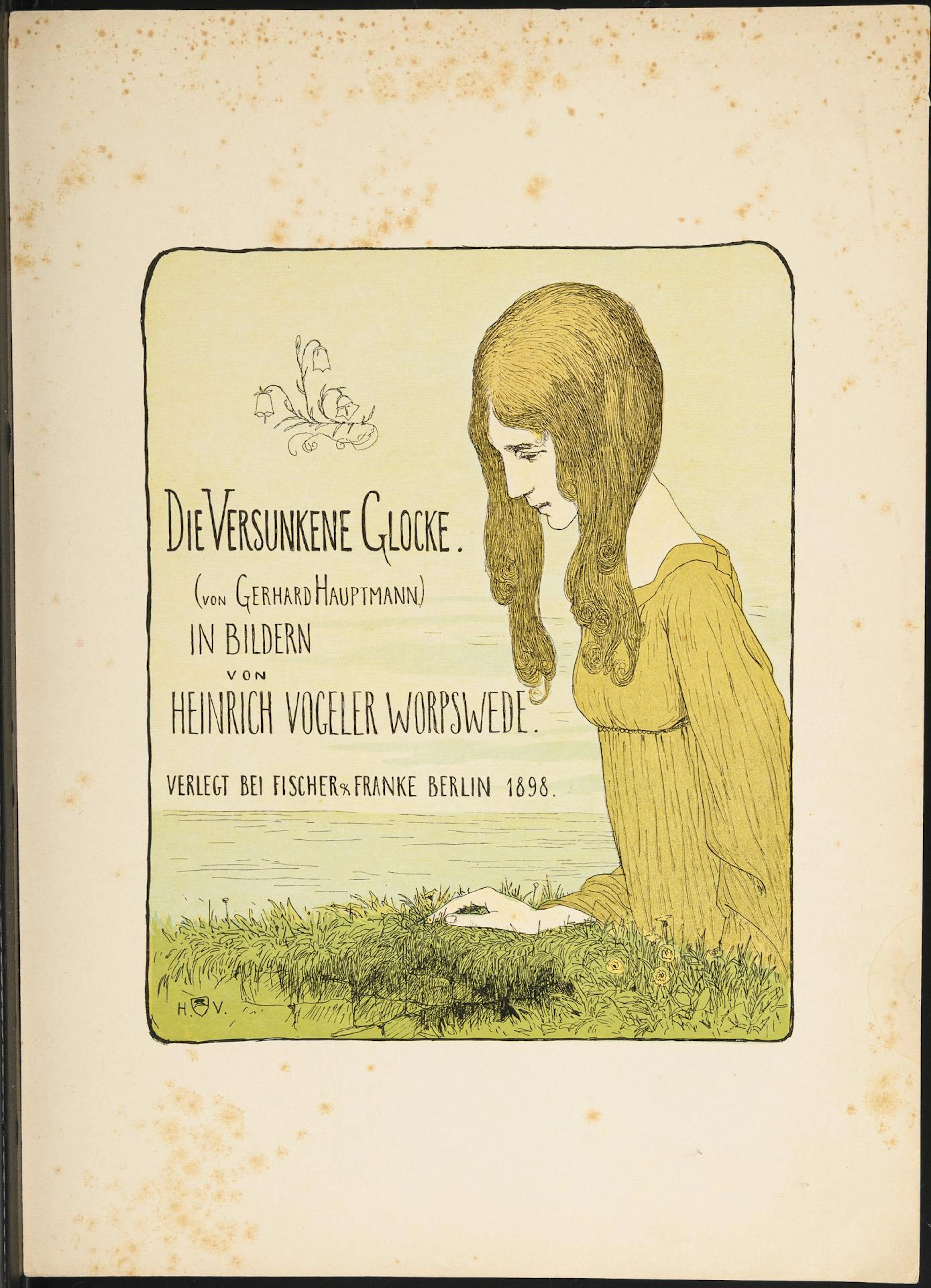 VOGELER, Heinrich, VOGELER, Heinrich, VOGELER, Heinrich, "Die versunkene
