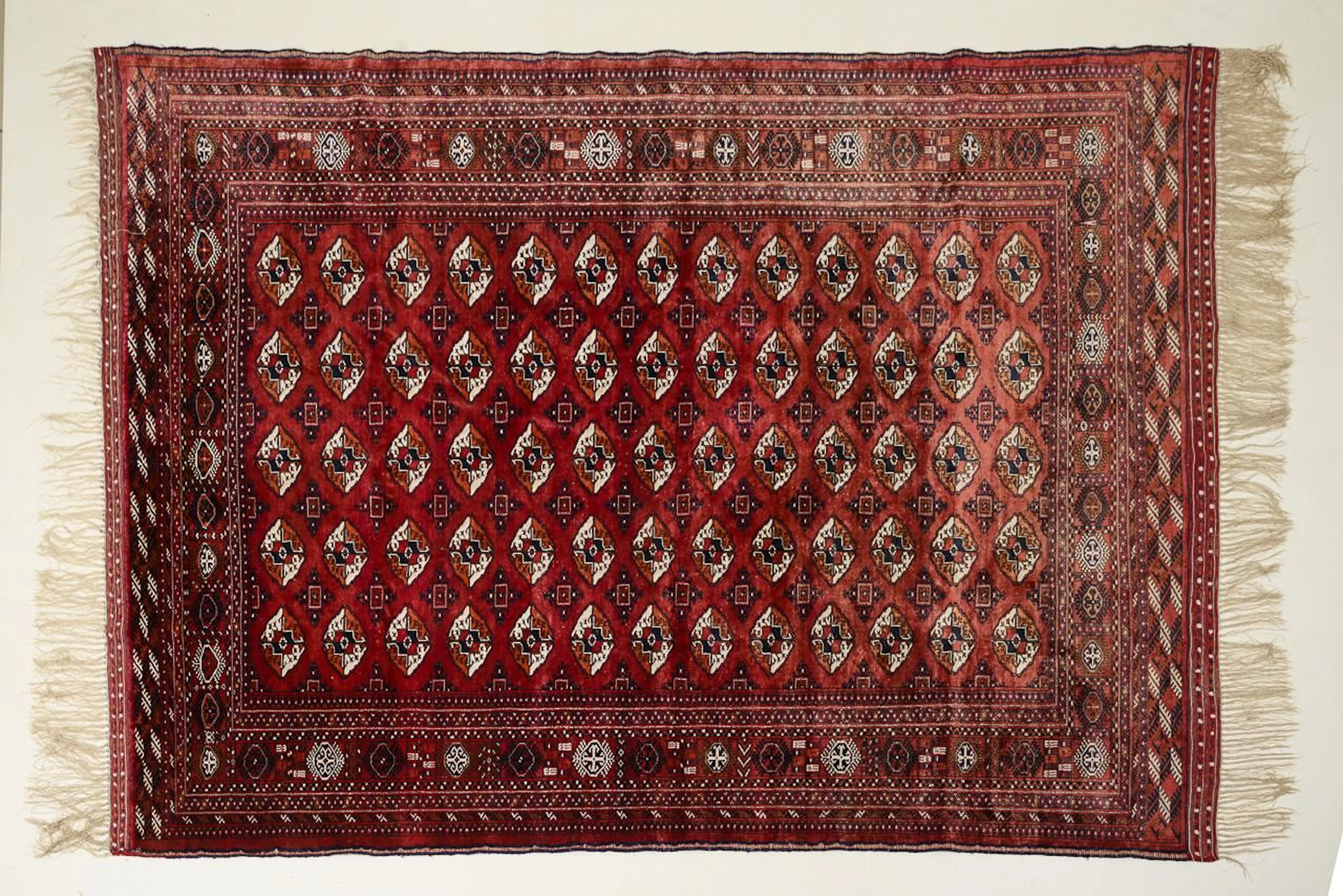 Turkmen "Silk Bukhara" carpet.