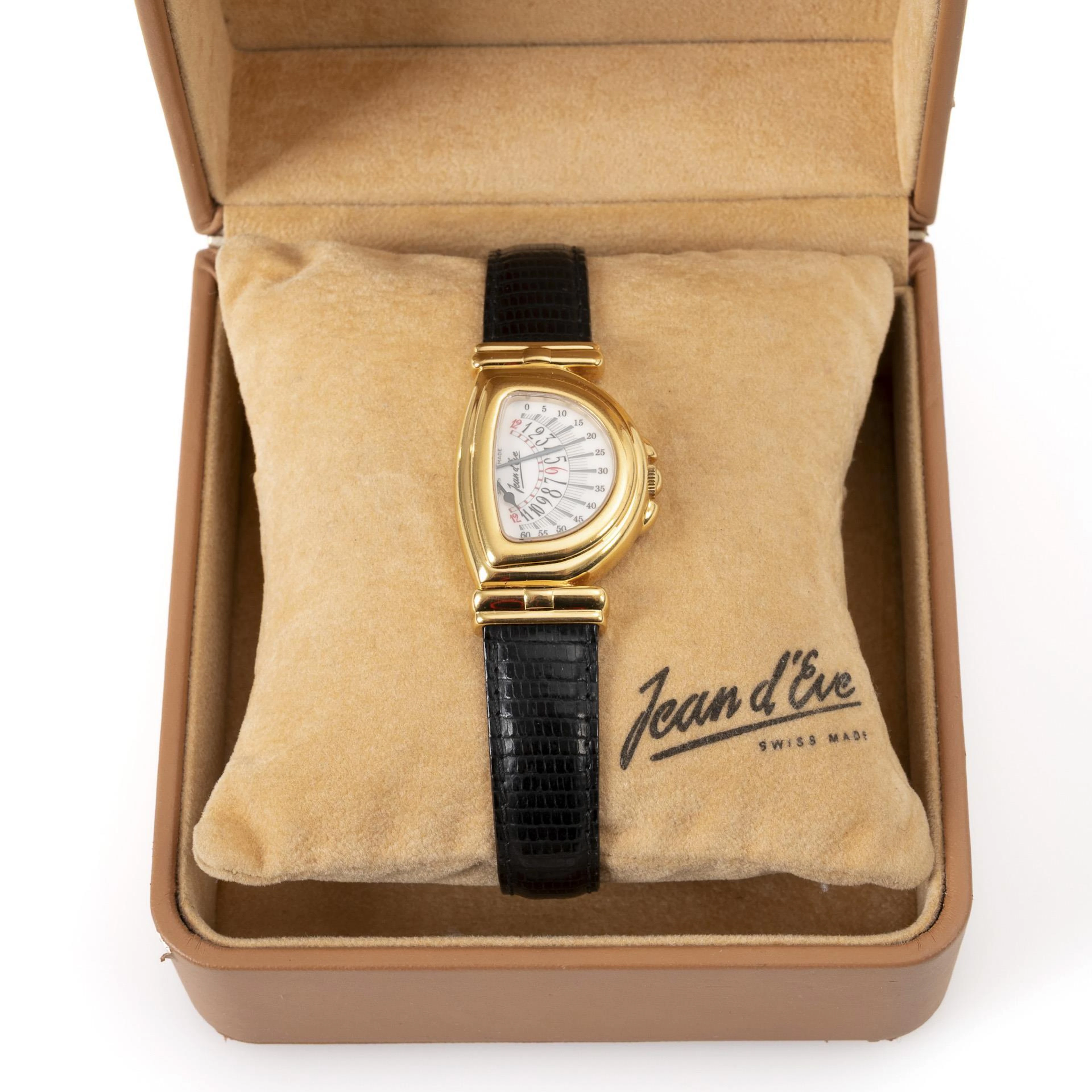 Extraordinary ladies' wristwatch from the "Collection Sectana". Jean d'Eve.