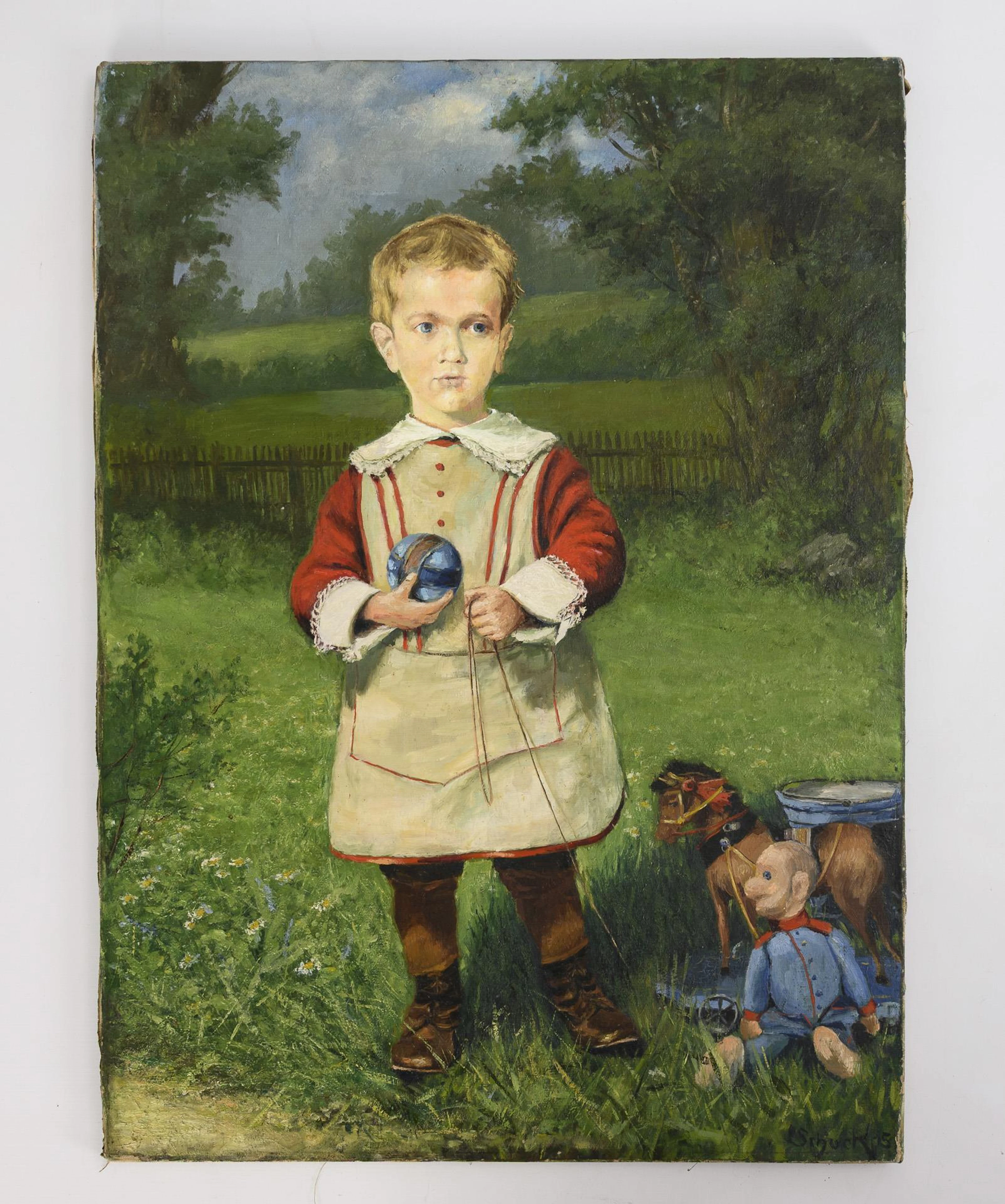 Child's portrait.