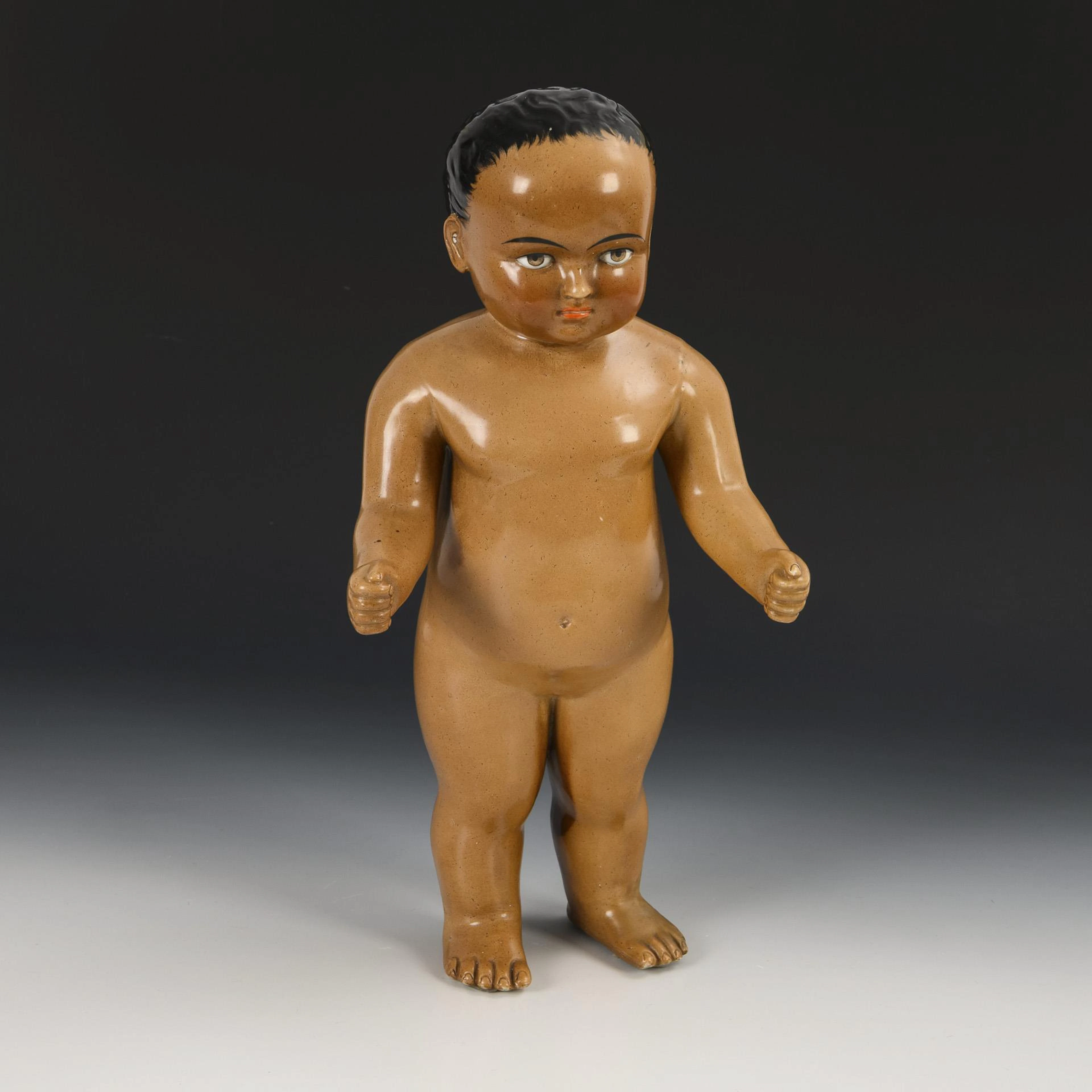 Rarity: Bathing doll with dark complexion.