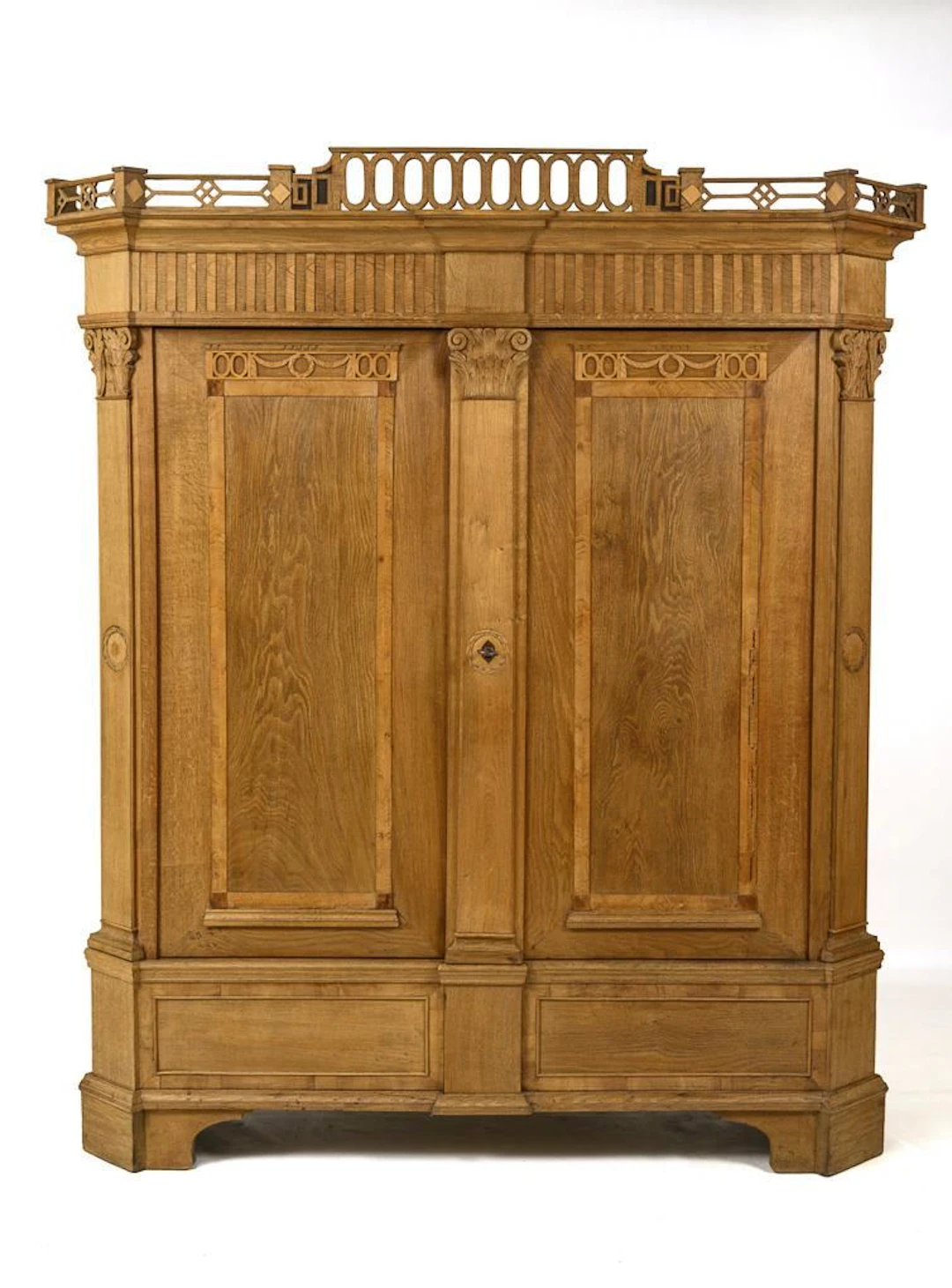 Large Louis XVI Oak Cabinet.