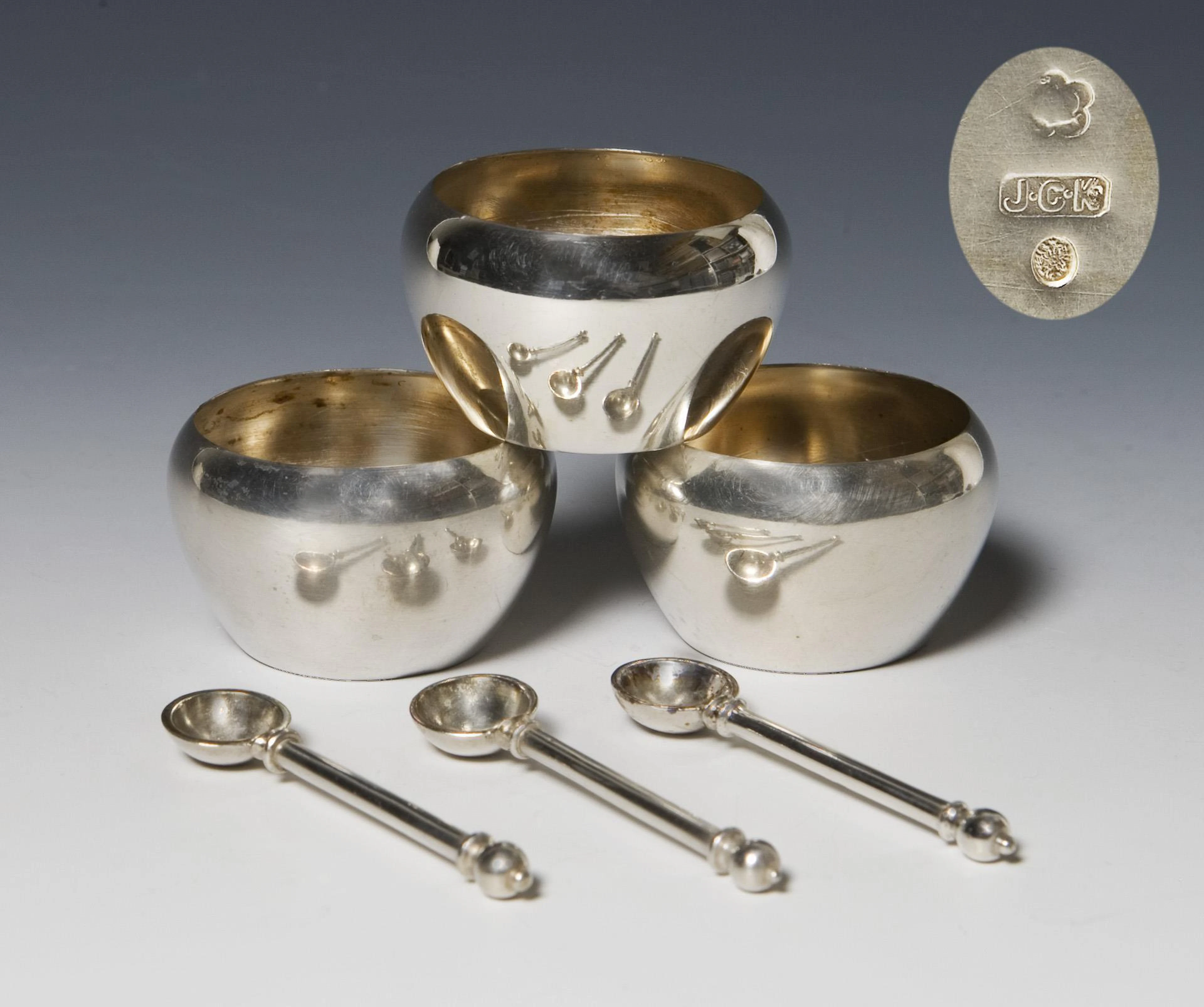 3 Viennese salads, 3 spoonfuls. J. C. Klinkosch.