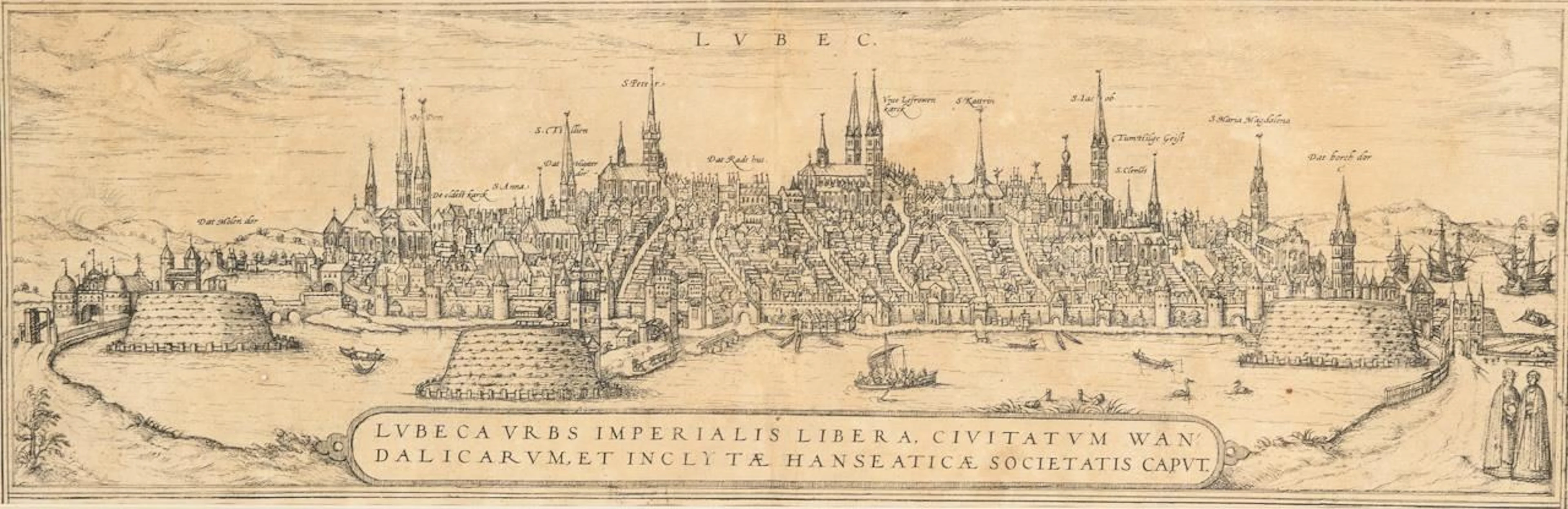 View of Lübeck