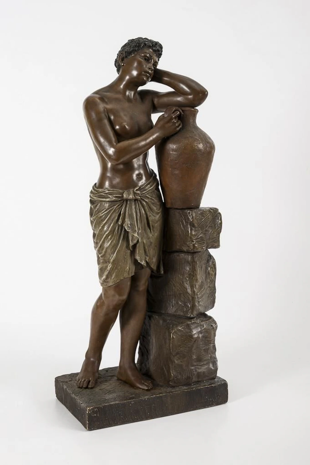 Figure: African Woman with Jug. Vienna-based manufacturer Friedrich