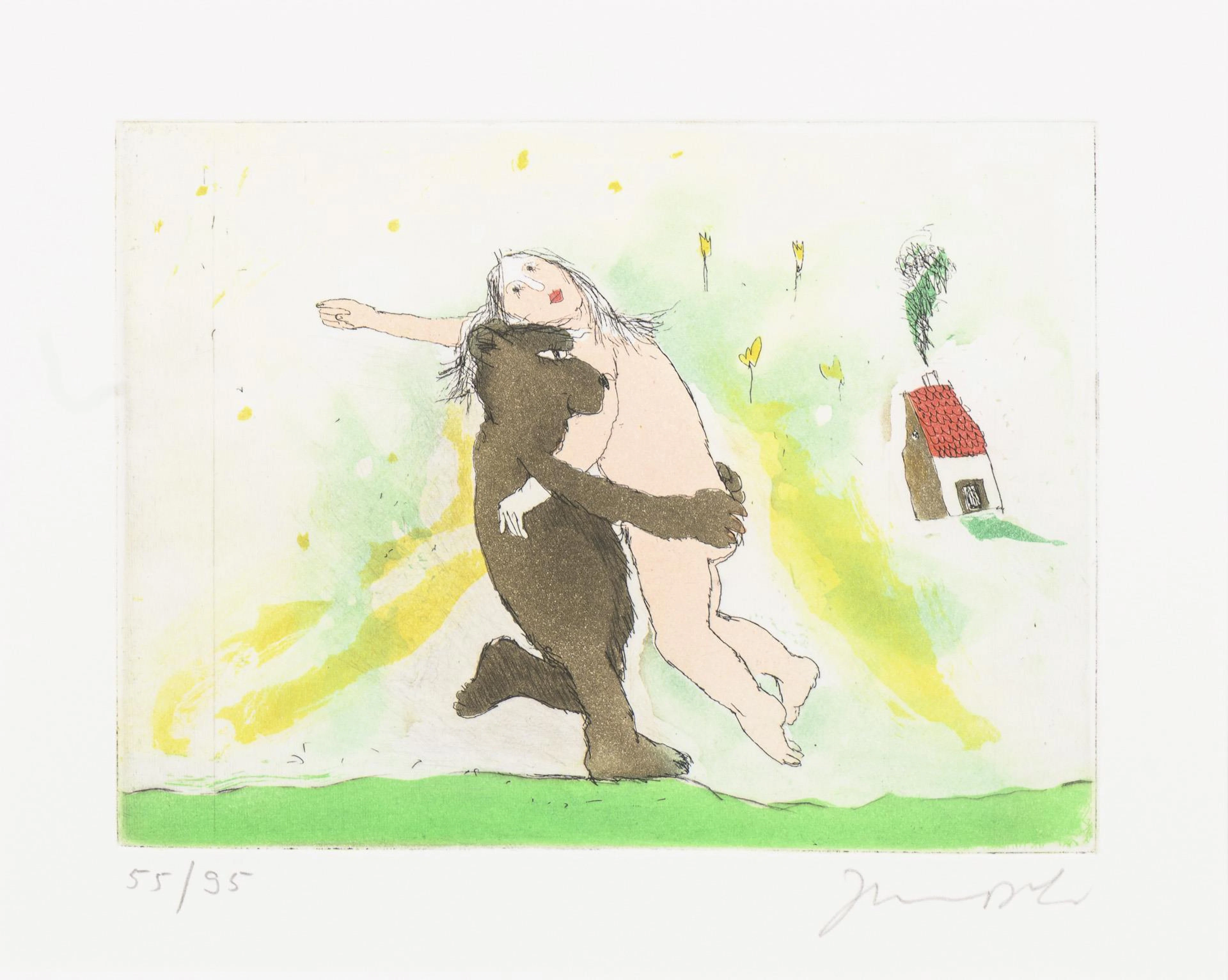 JANOSCH, (born 1931), JANOSCH, (born 1931), Bear and wife - plus Janosch