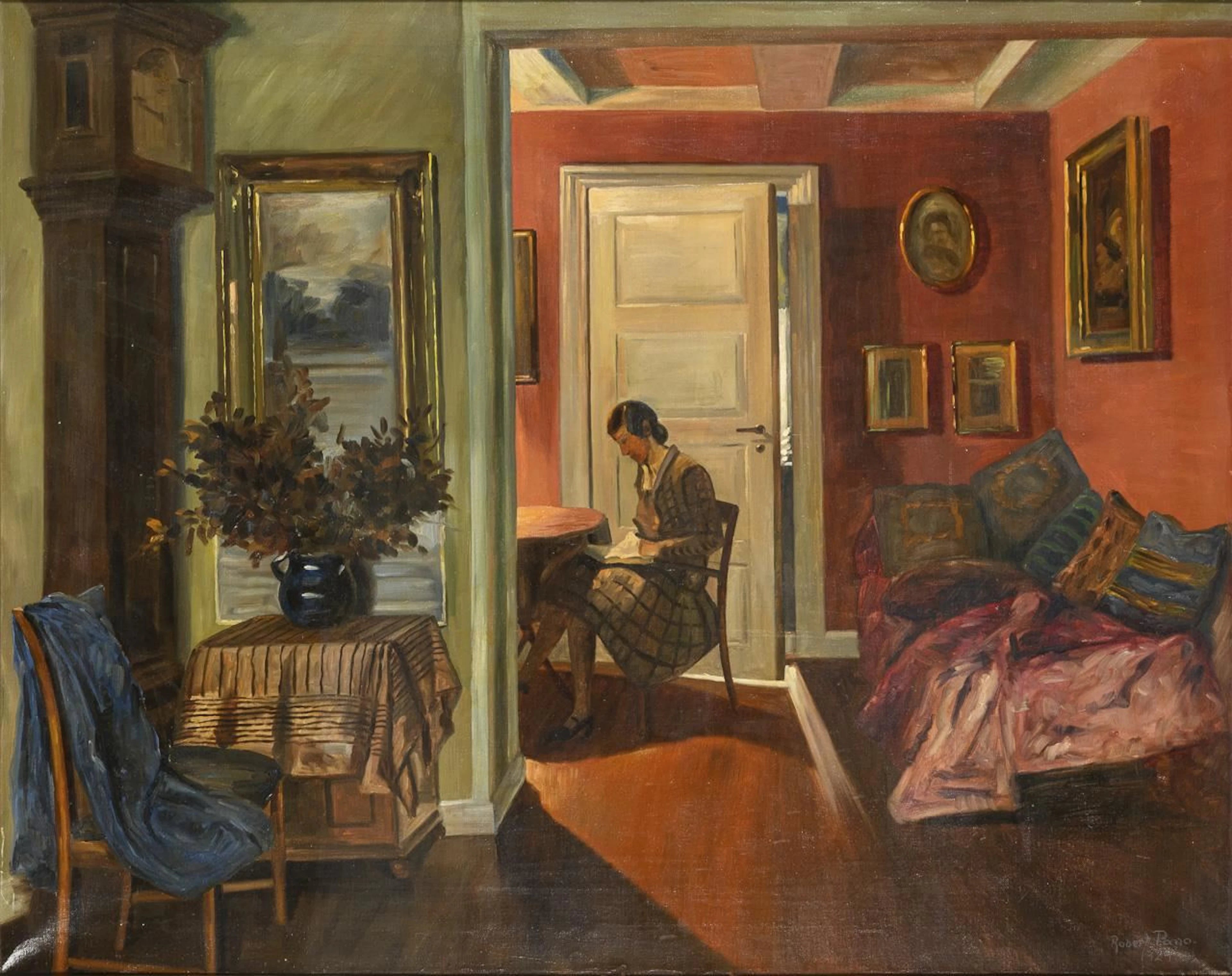 PANO, Robert, PANO, Robert, PANO, Robert, Interior with a Lady