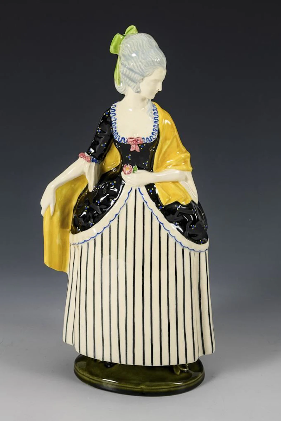 Rococo Lady. Vienna Art Ceramics Workshop Busch & Ludescher.