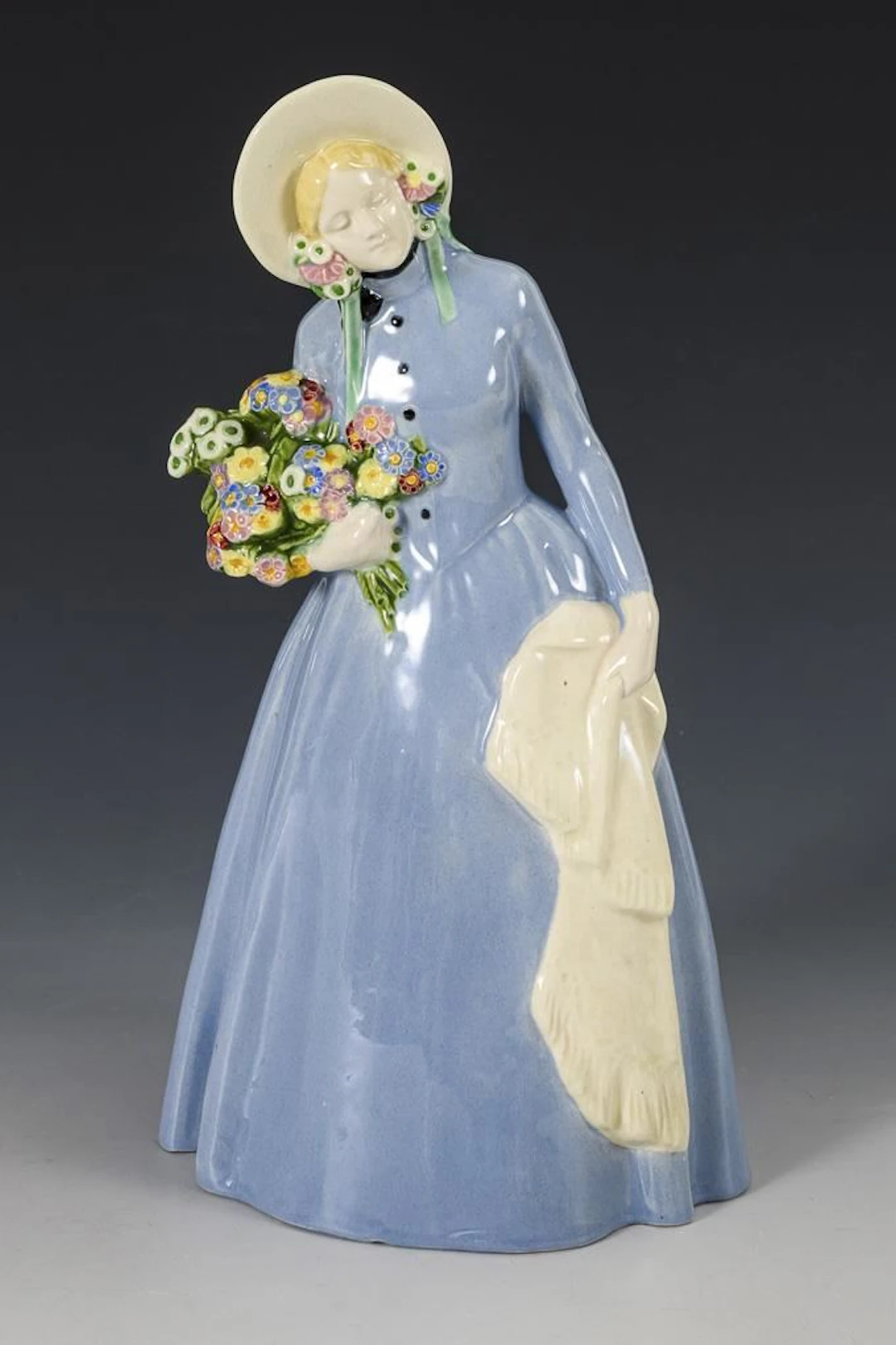 Art Nouveau "Seasons" figurine: "Spring". Probably from the Vienna