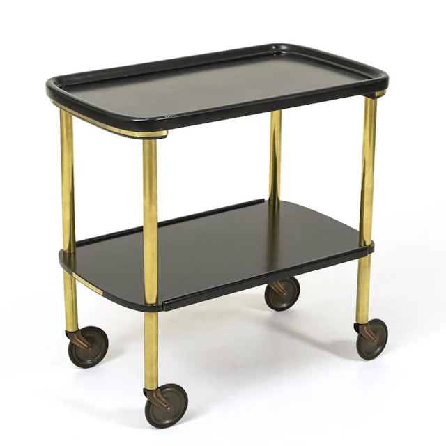 Art Deco serving cart.