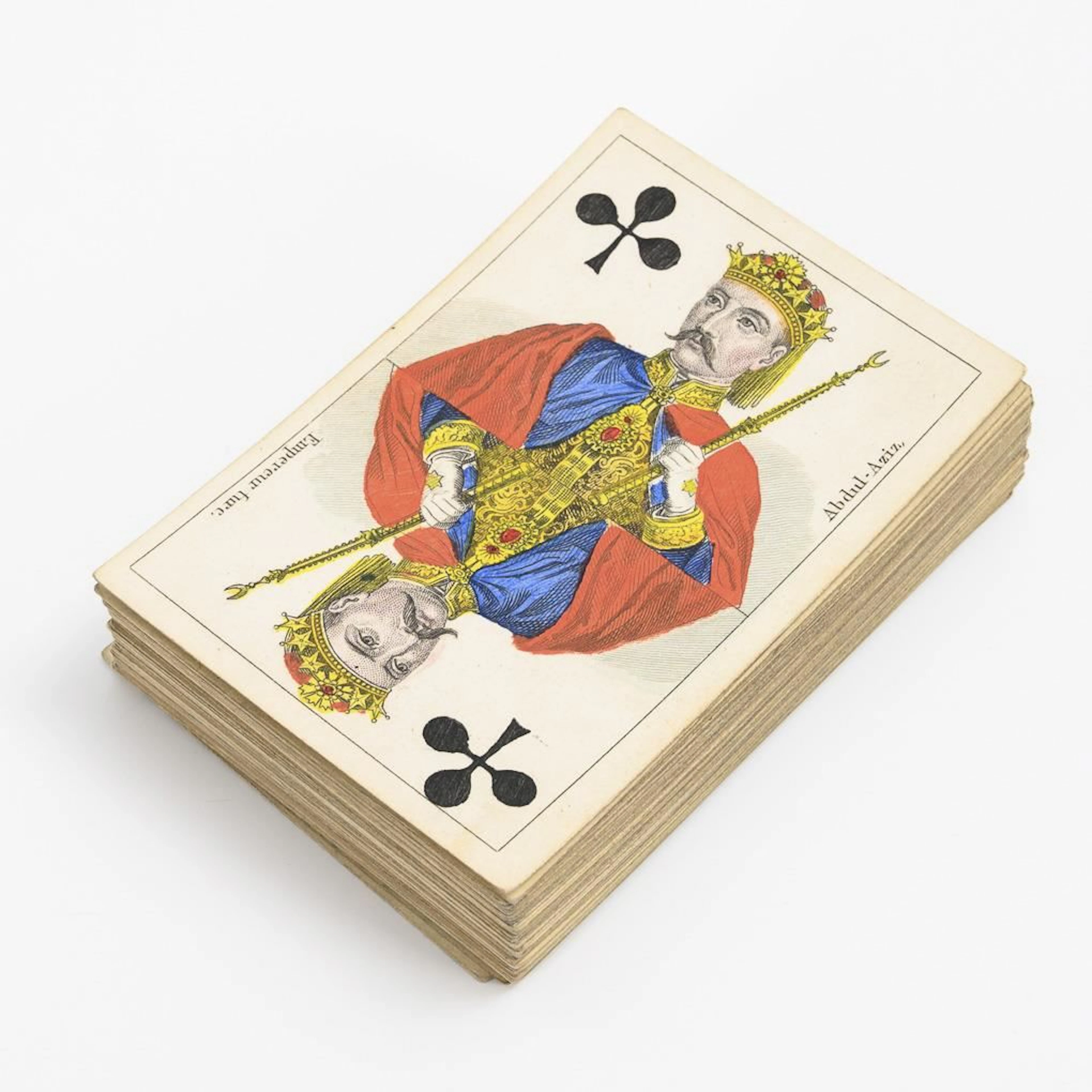 Museum-quality Whist playing cards from the Crimean War.