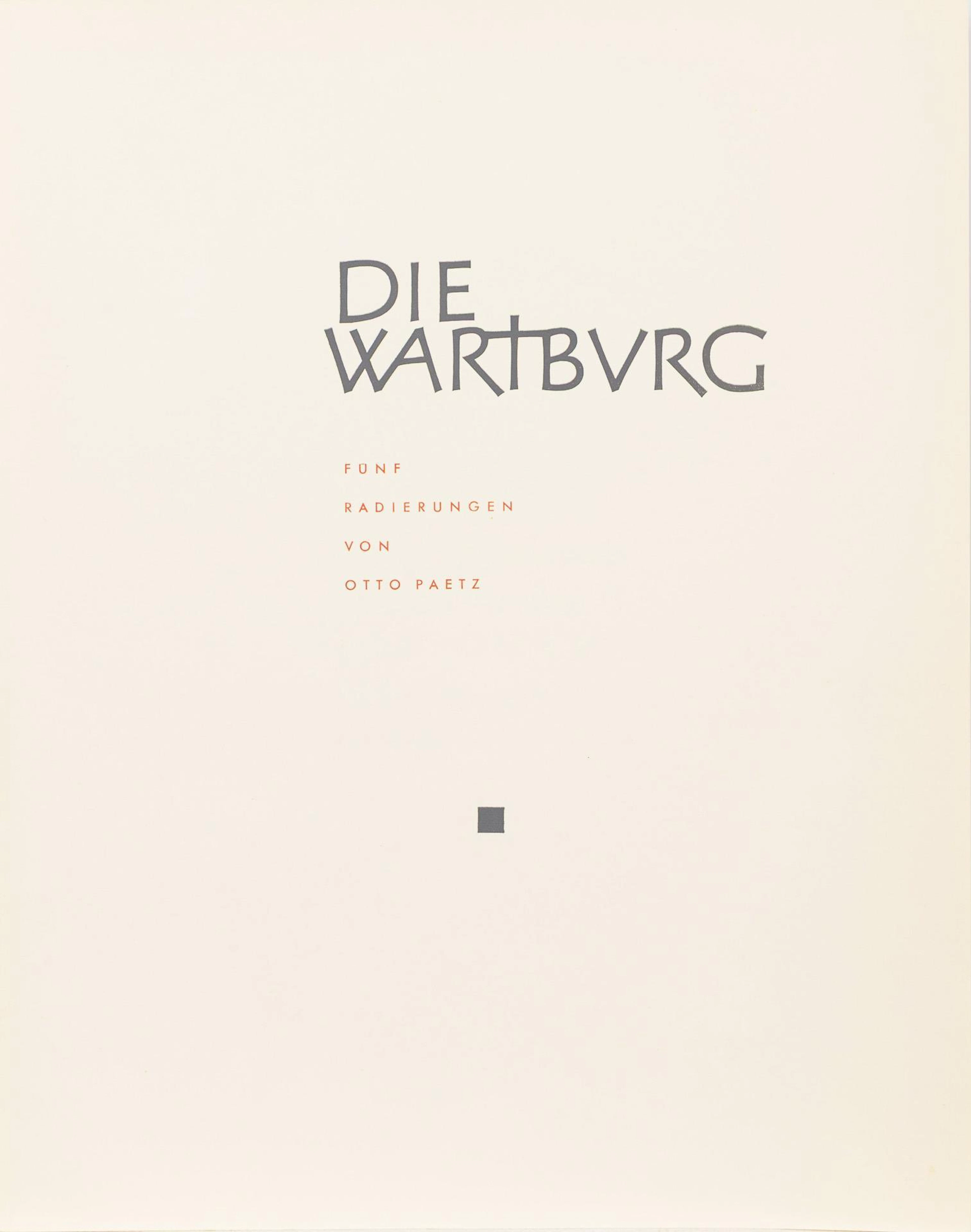 PAETZ, Otto (1914 - 2006), PAETZ, Otto (1914 - 2006), PAETZ, Otto