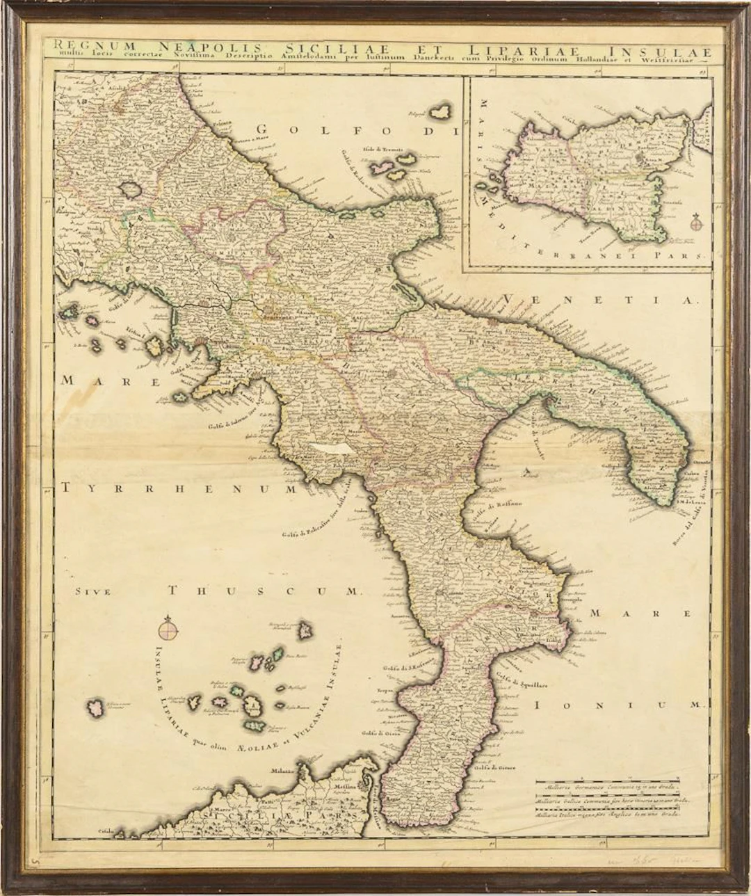 Map of Southern Italy