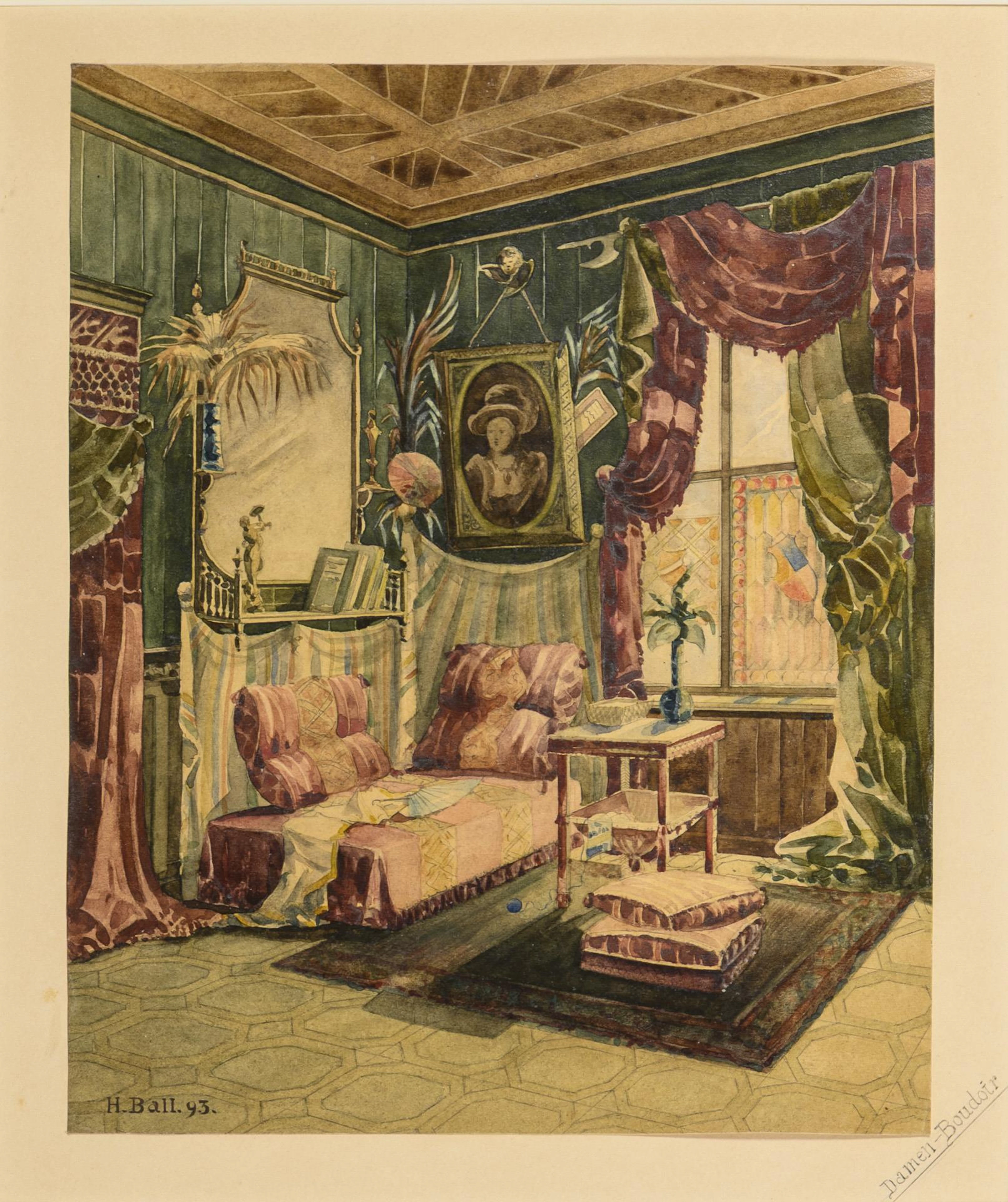 BALL, H. BALL, H. BALL, H. "Ladies' Boudoir"