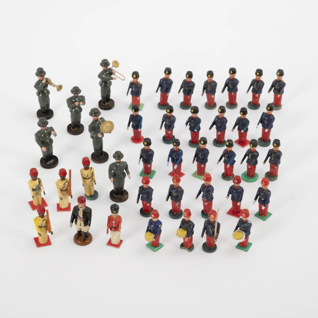 Convolute of soldiers and musicians, Erzgebirge.