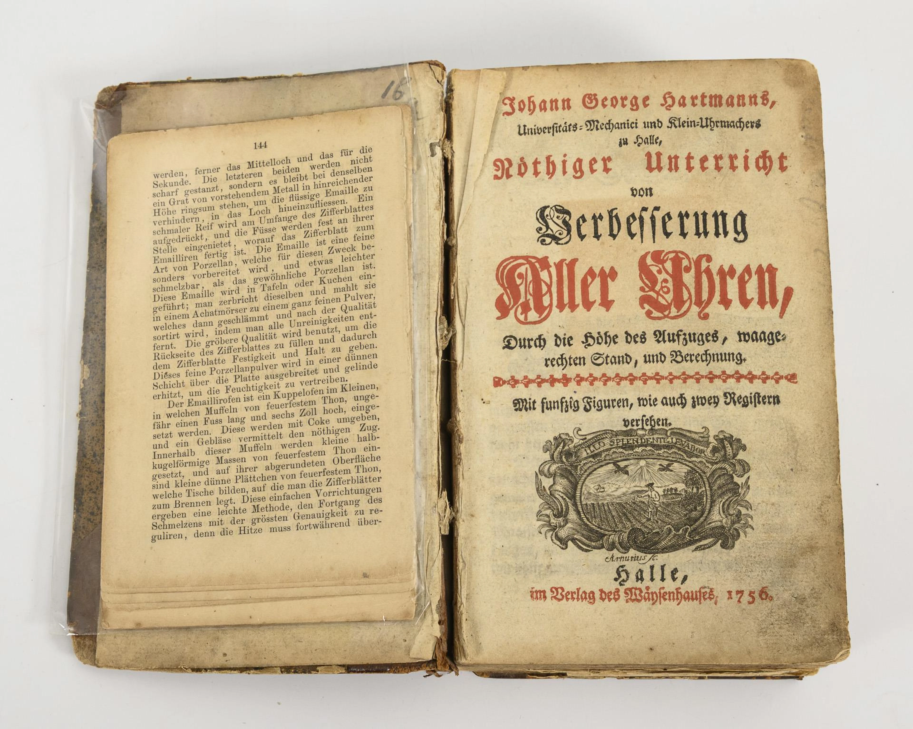 HARTMANN, Johann Georg, HARTMANN, Johann Georg, "Nöthiger Unterricht