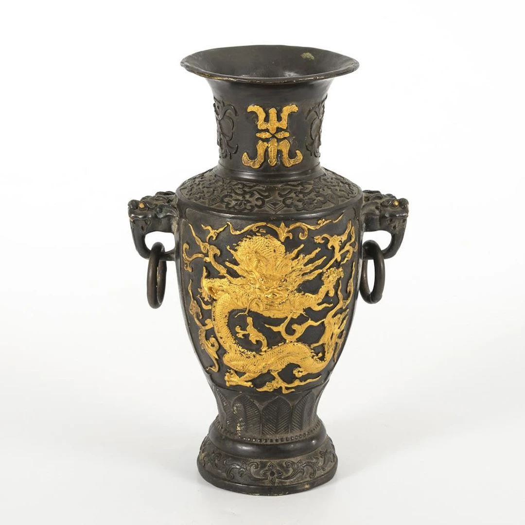 Bronze vase.