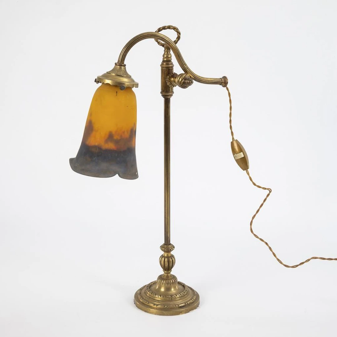 French table lamp. Muller Frères.