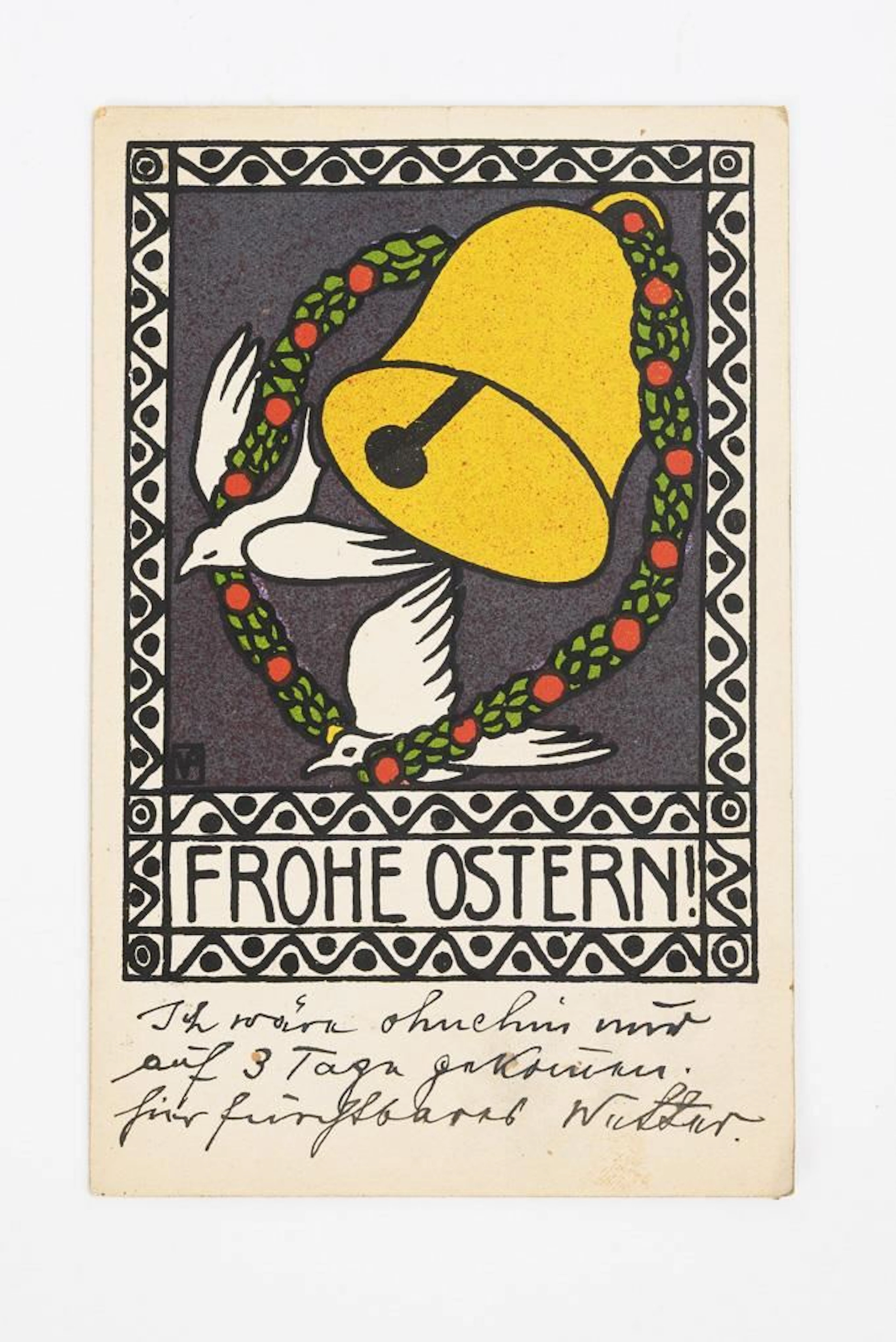 Wiener Werkstätte, Wiener Werkstätte, "Happy Easter" card