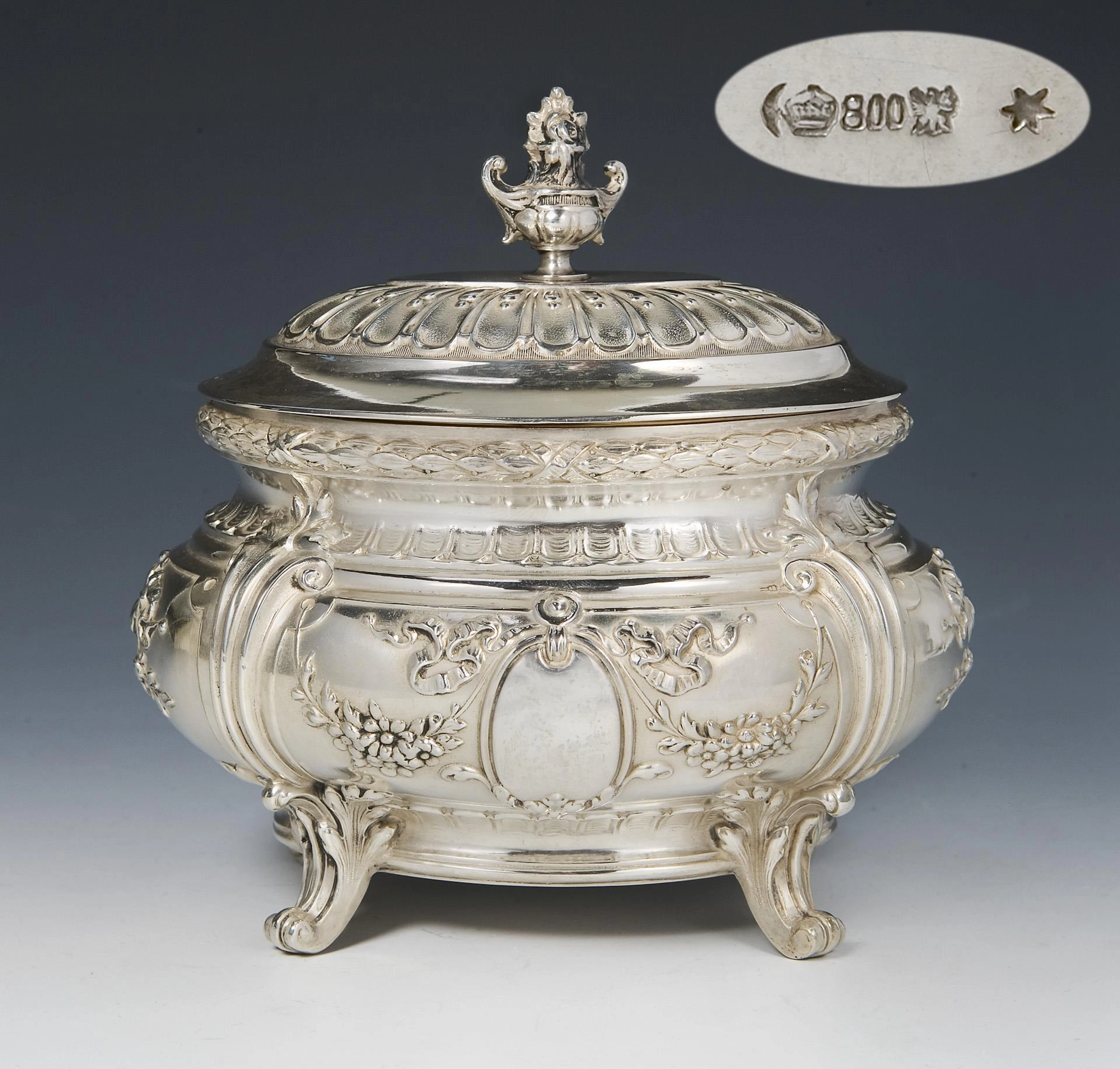 Sugar bowl. Bruckmann & Söhne, Heilbronn.