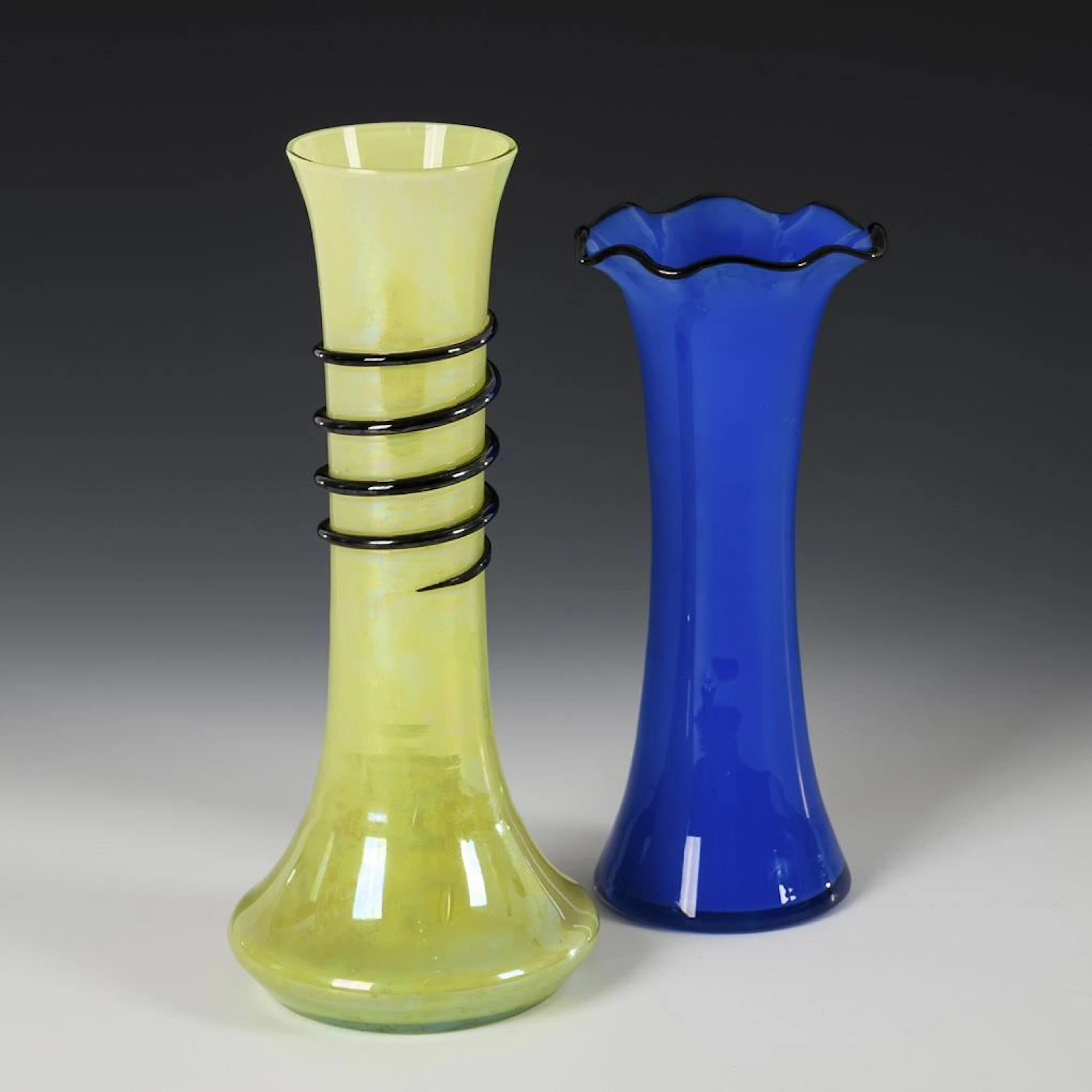 2 Art Nouveau vases. Kralik.