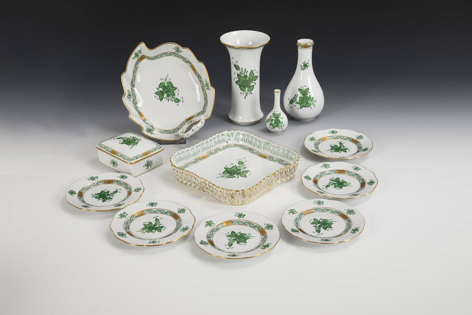 12 porcelains "Apponyi". Herend.
