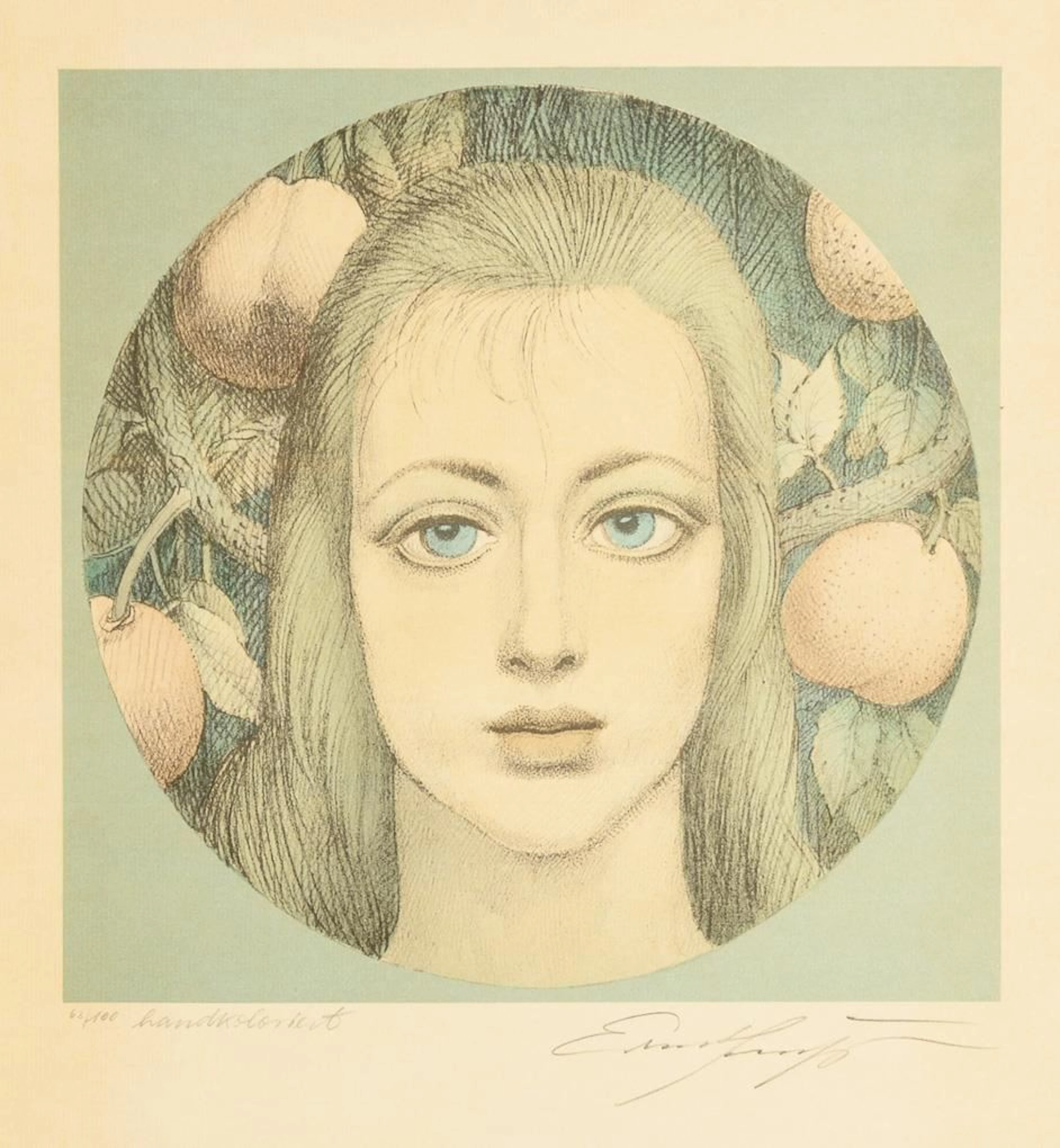 FUCHS, Ernst(1930–2015), FUCHS, Ernst(1930–2015), FUCHS, Ernst, Portrait