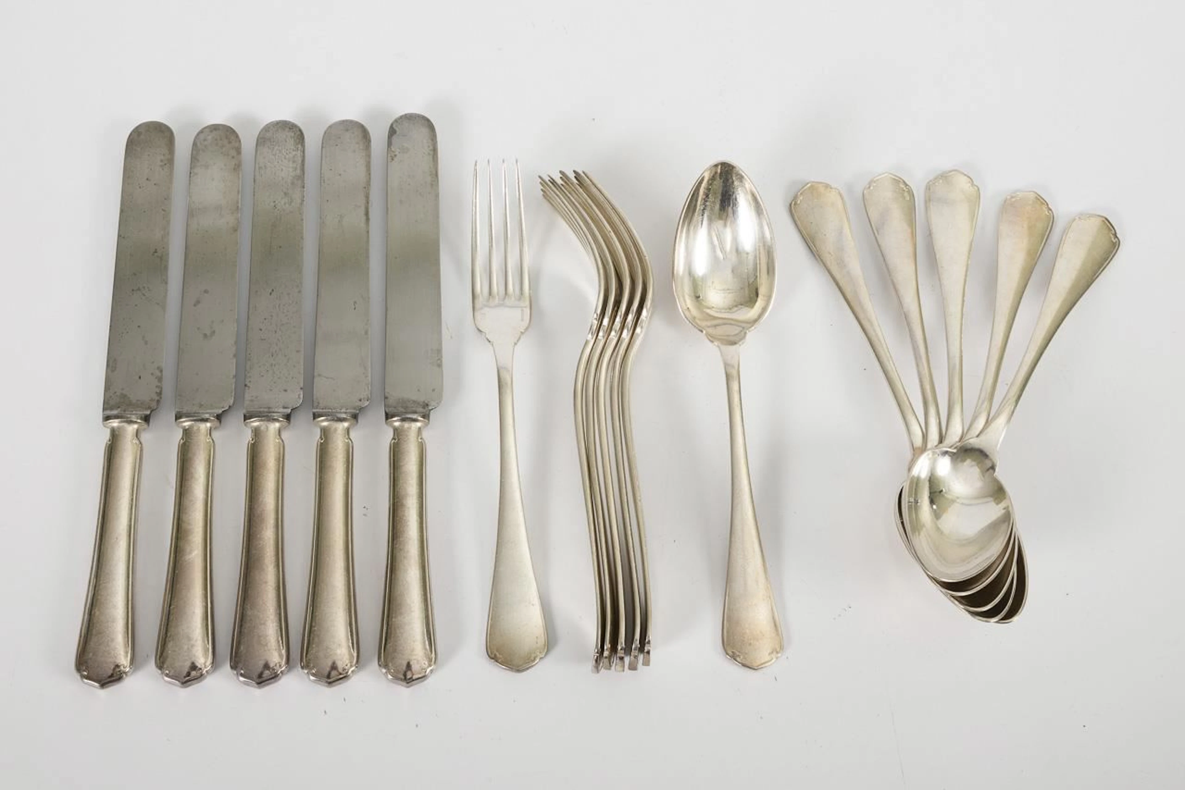 Silver-plated tableware. Christofle, Paris.