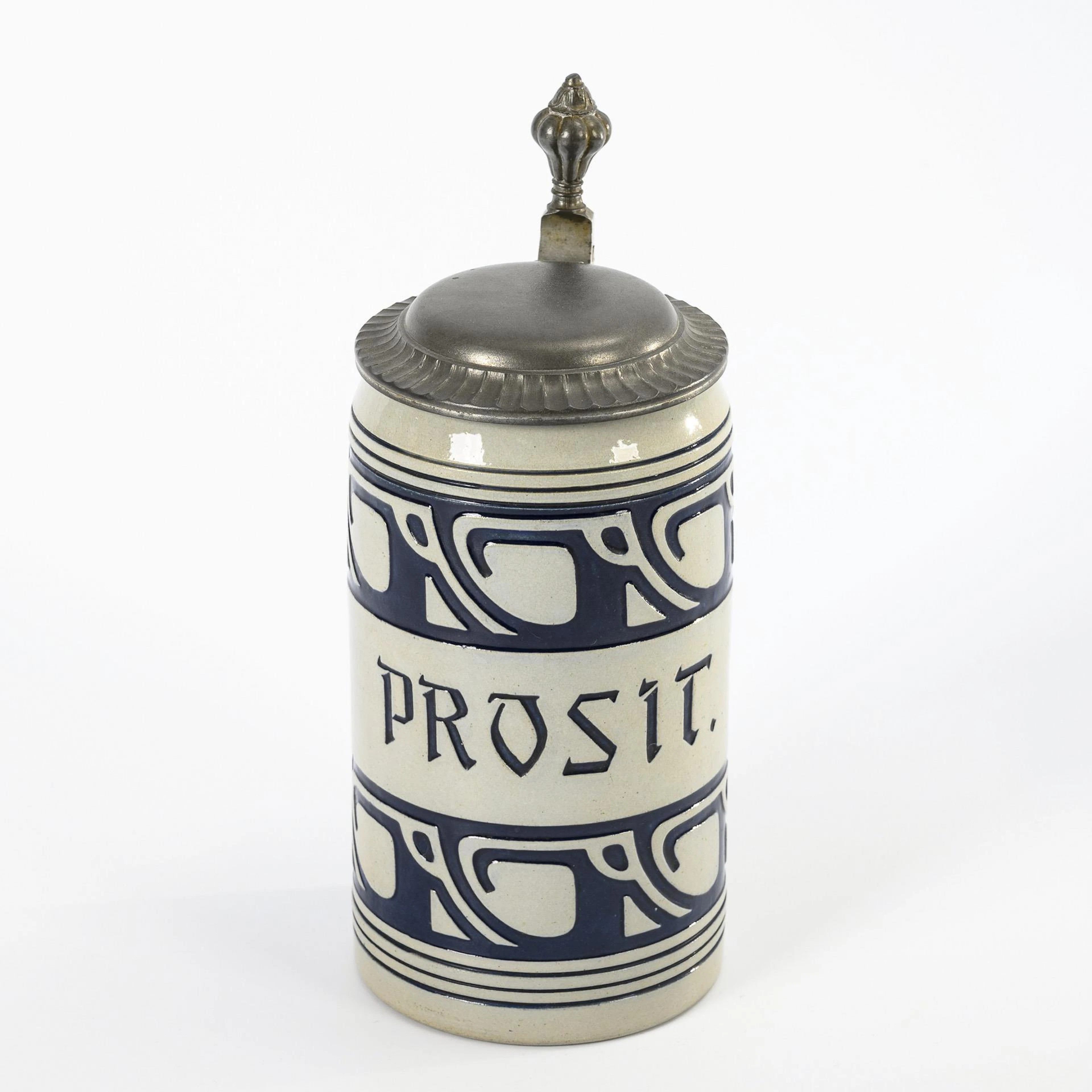 Art Nouveau jug "Prosit" after a design by Peter Behrens.