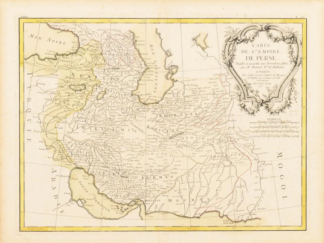 Map of Persia