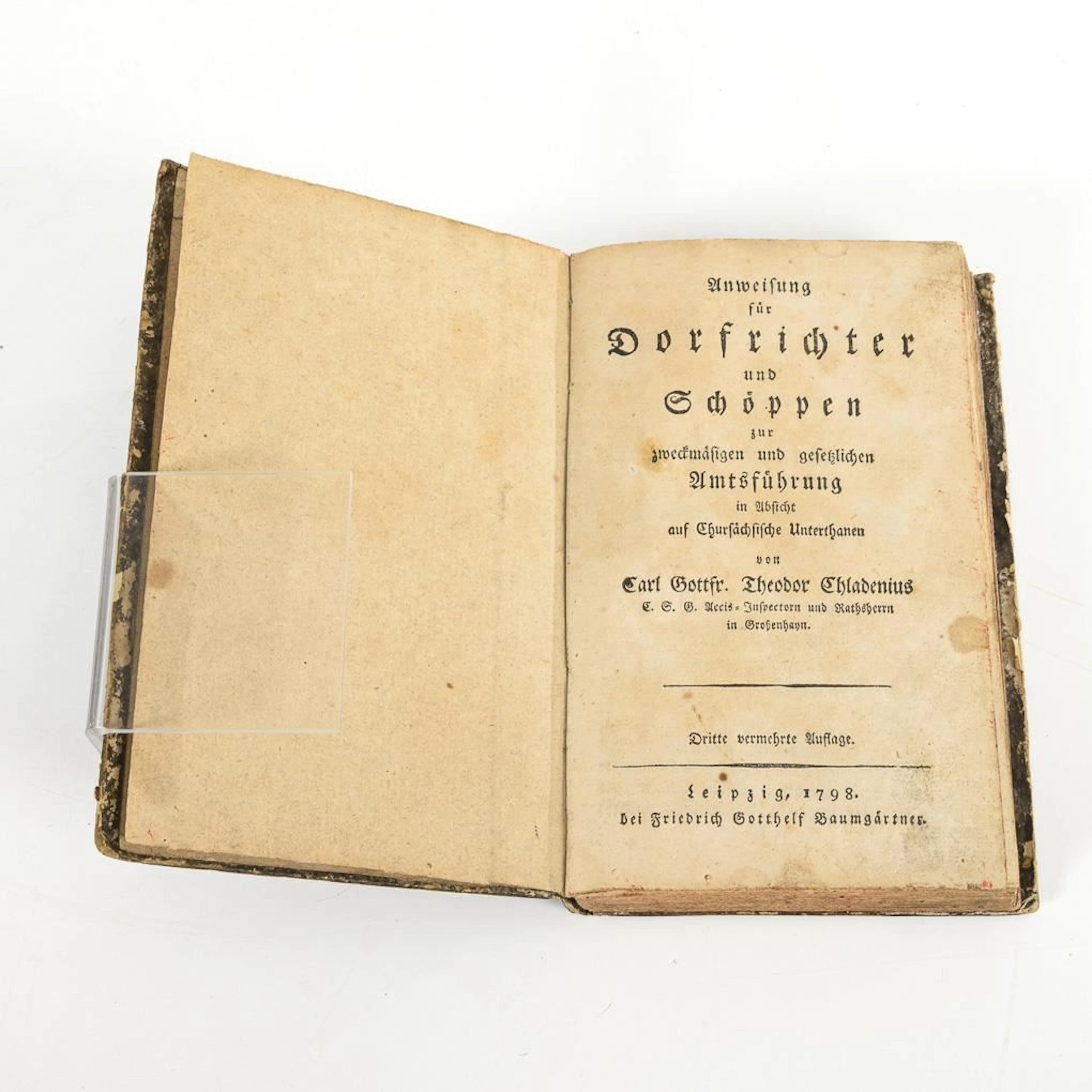 CHLADENIUS, Carl Gottfr. Theodor, CHLADENIUS, Carl Gottfr. Theodor