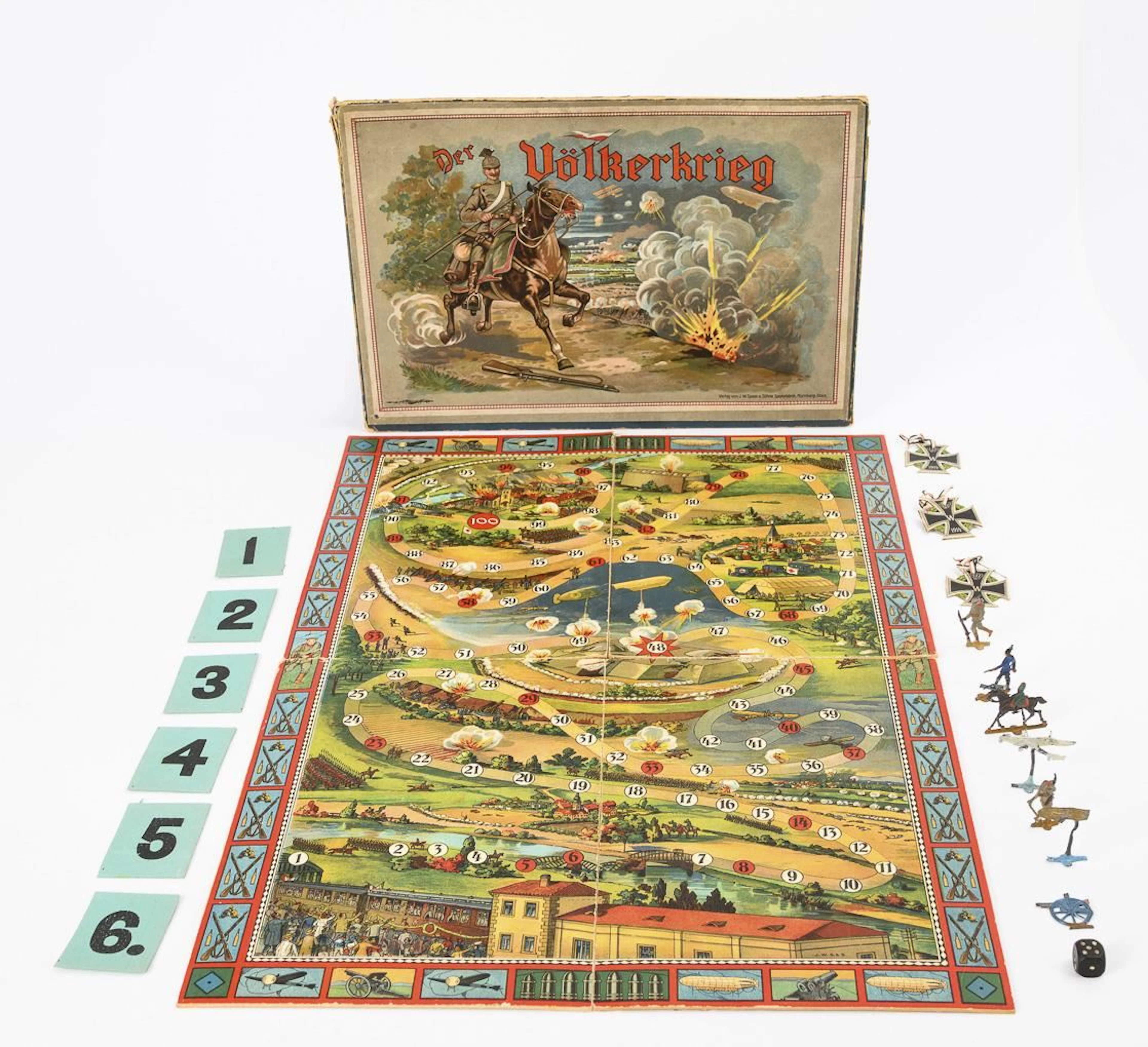 Game "The War of the Nations". J.W. Spear & Sons, Nuremberg.