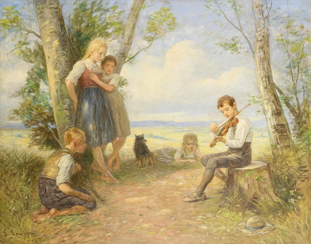 GAUPP, Gustav Adolf (1844 Markgröningen – 1918 Obertürkheim): Children