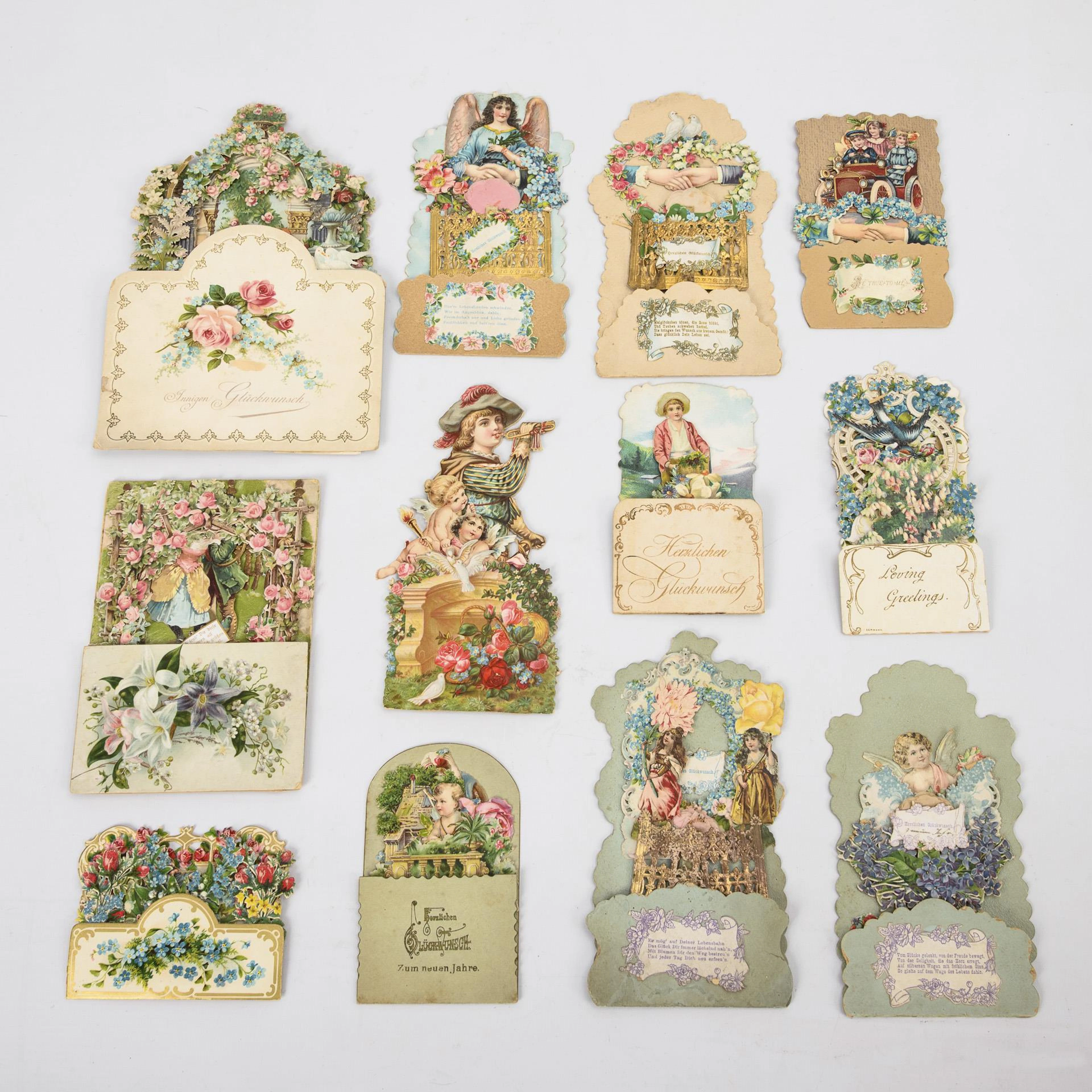 12 folding cards.
