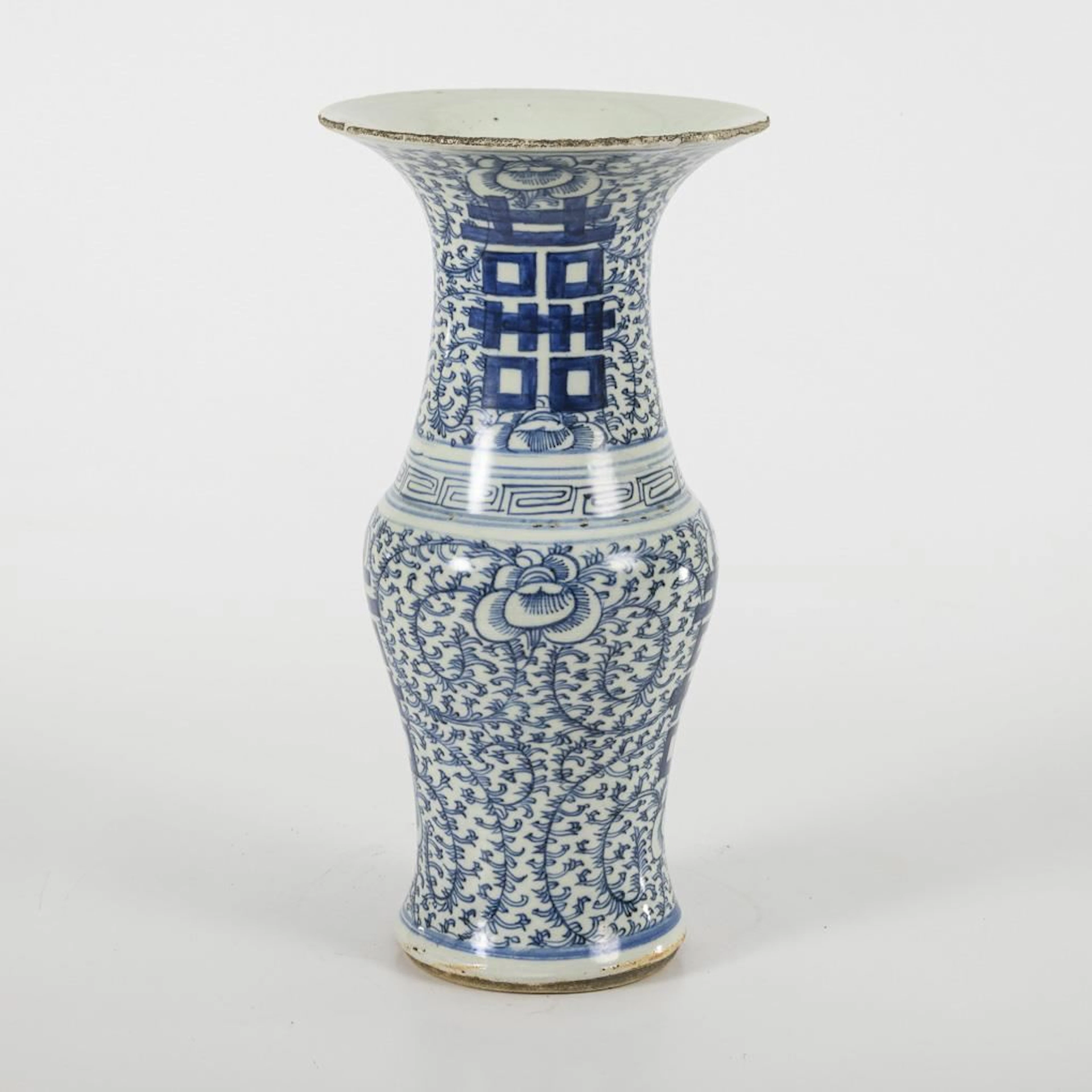 Baluster vase.