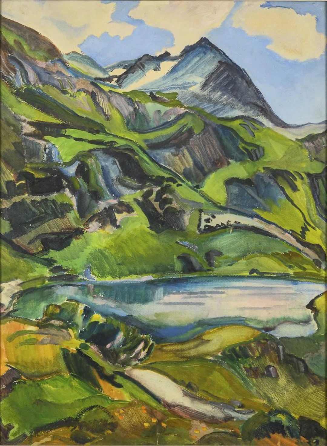 Expressionist: Mountain Landscape