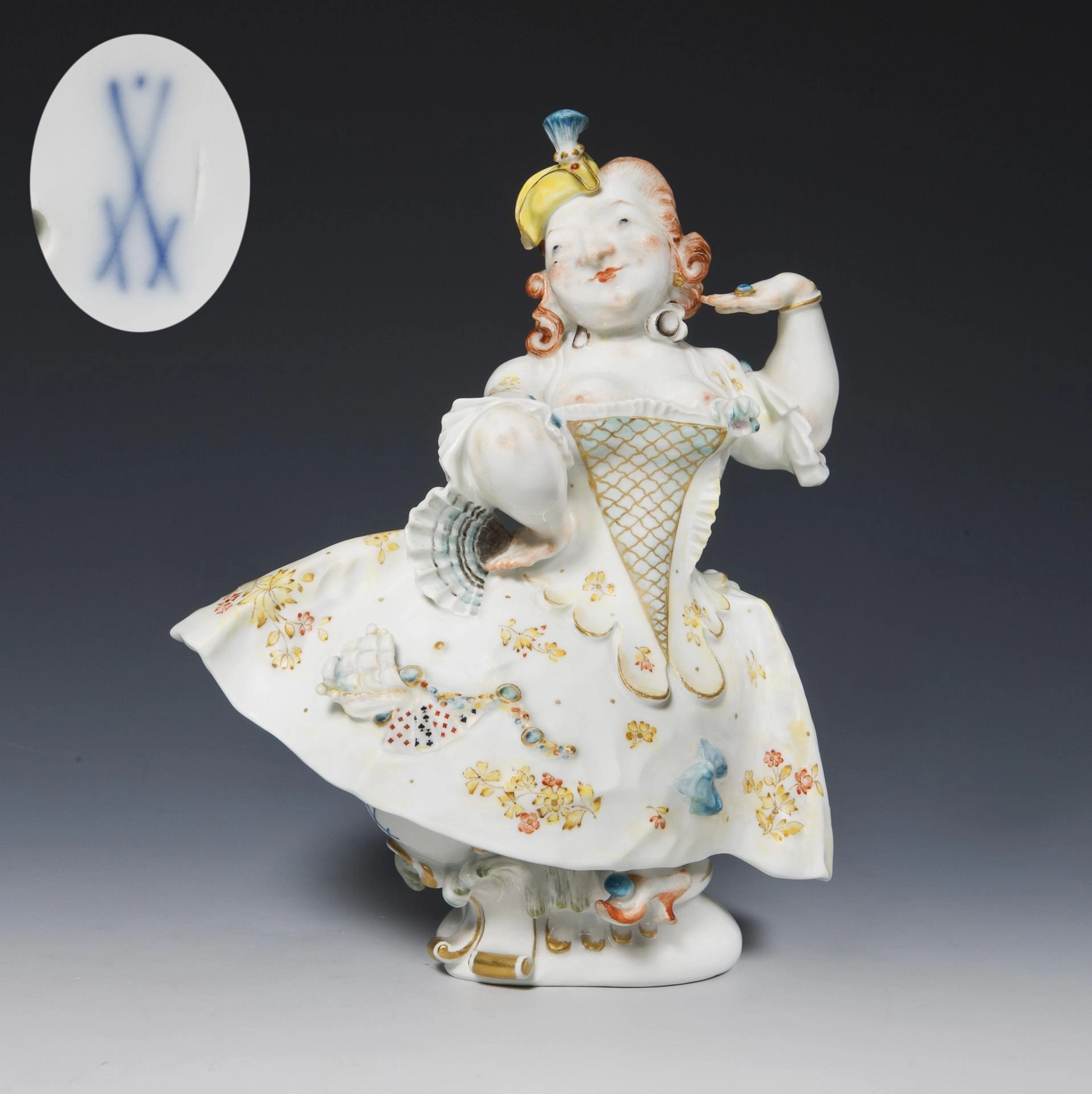 Art deco figurine: Dwarf. Meissen.