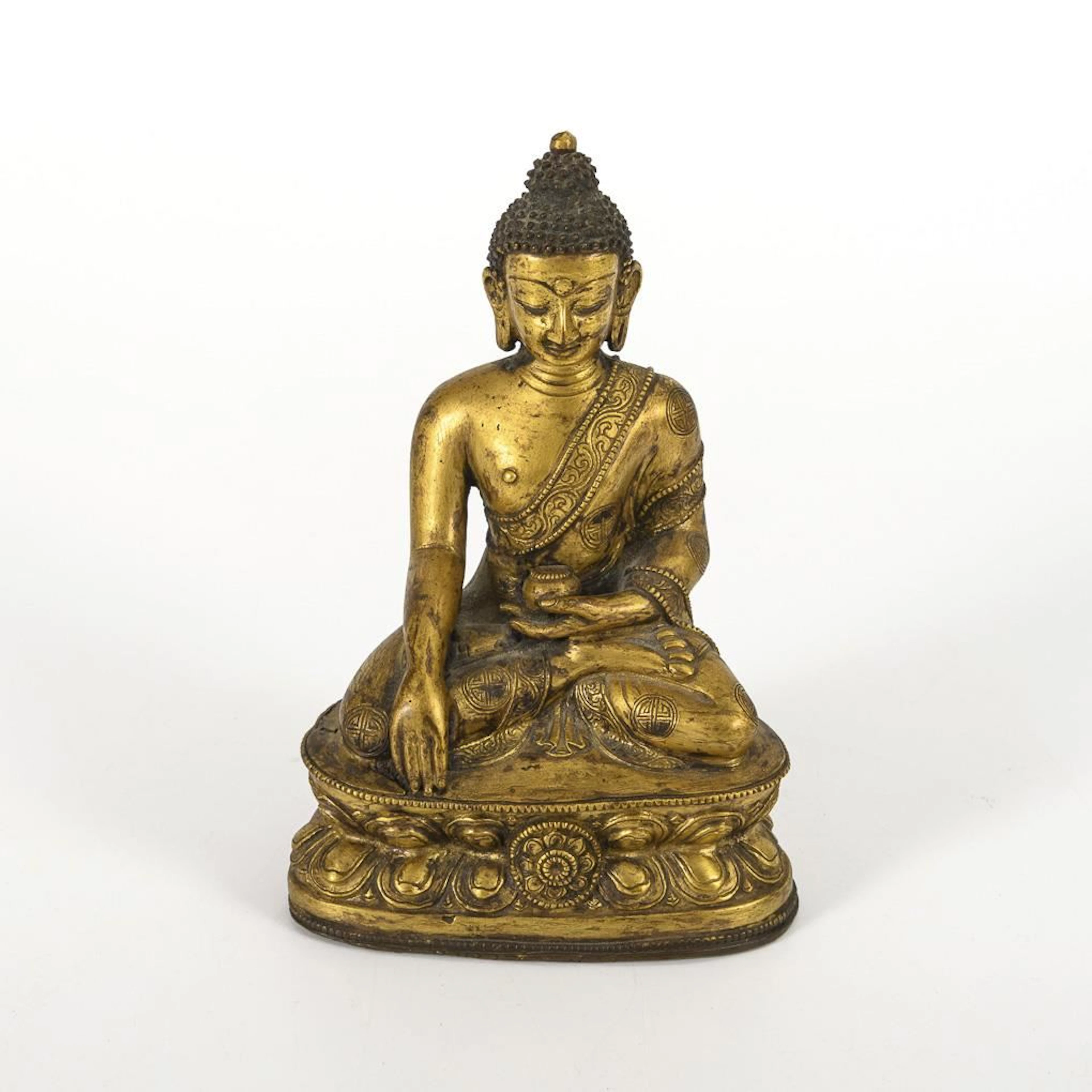 Gilded Buddha.