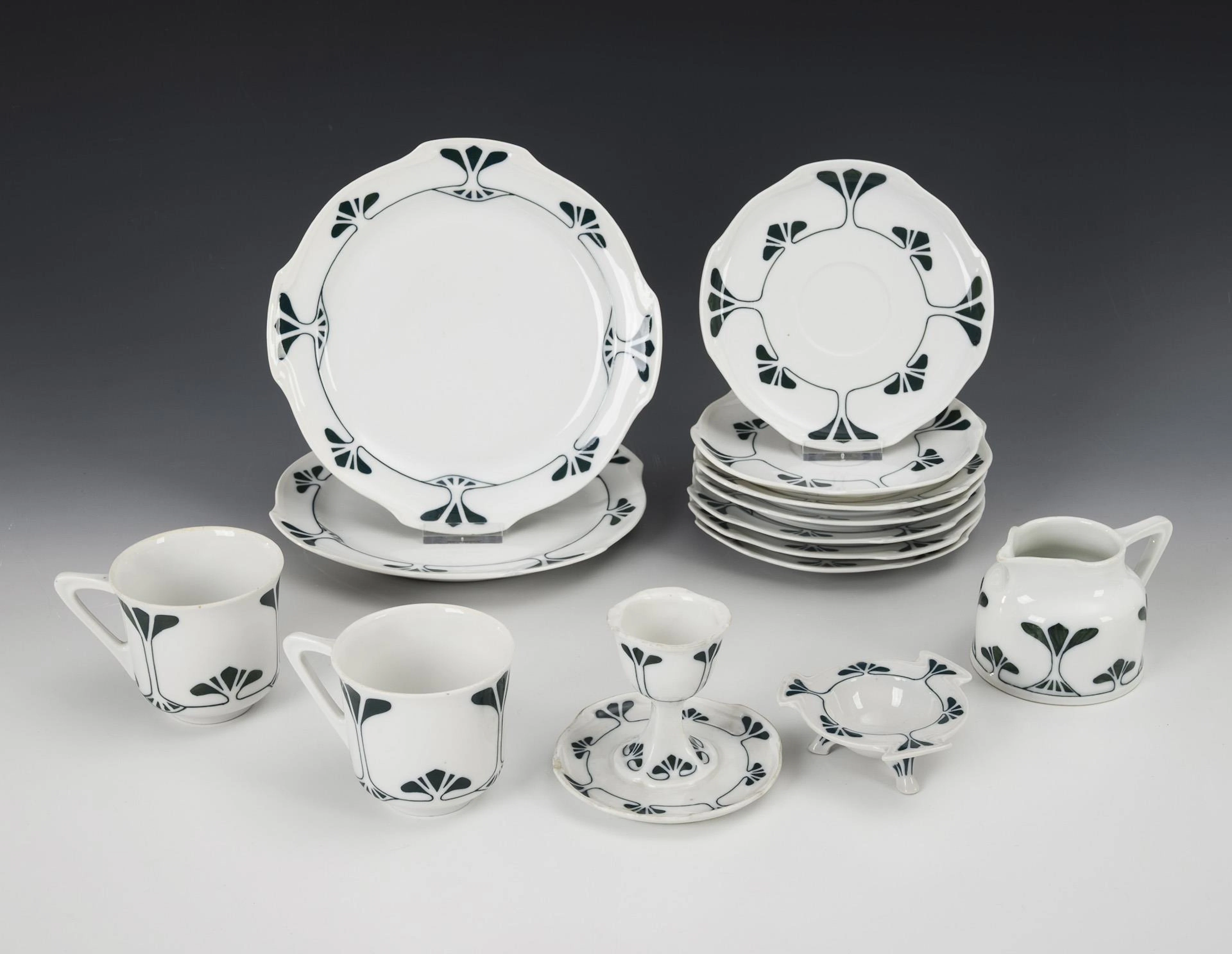 14 porcelains "Agnes". Burgau.