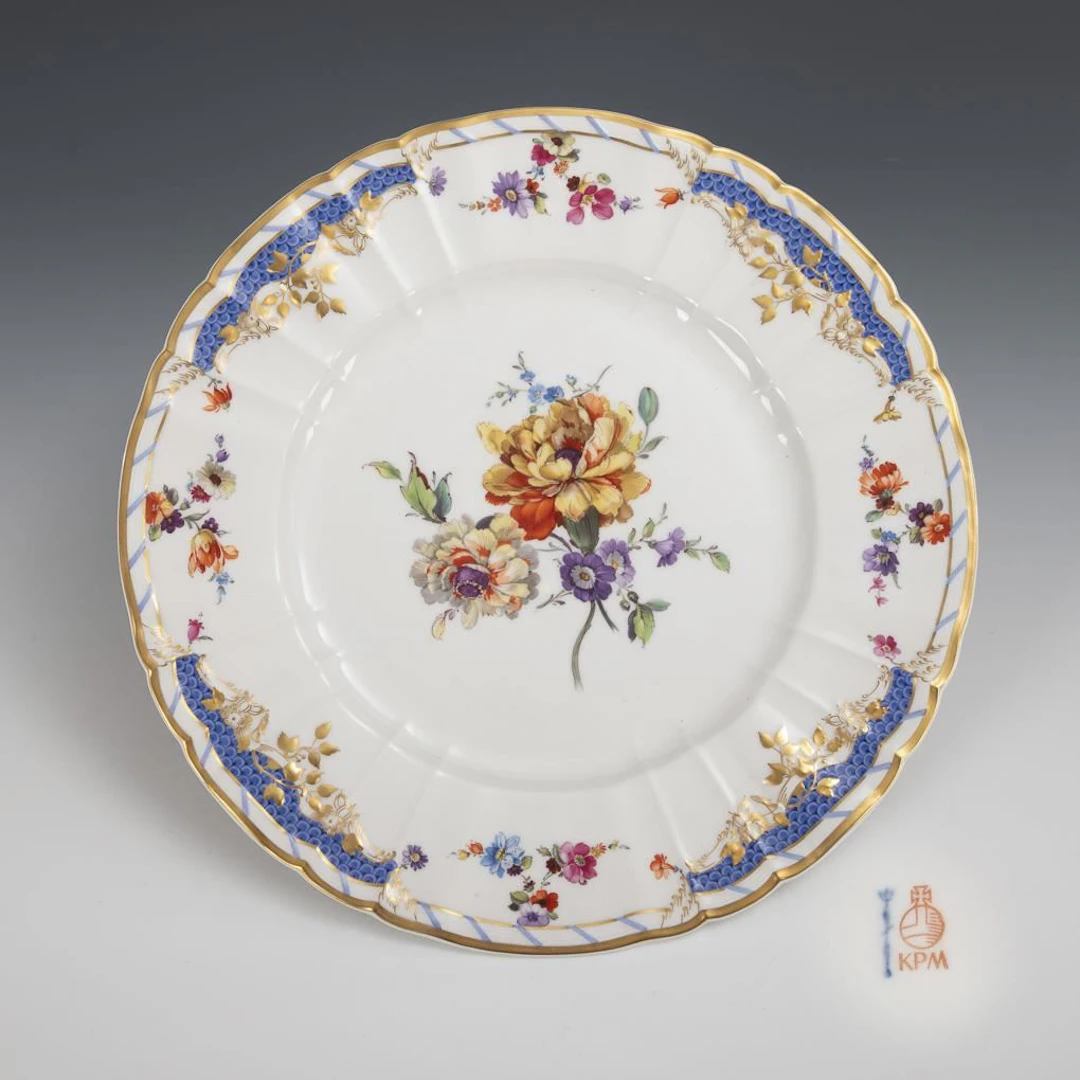 Placemat "Breslau City Palace". KPM Berlin.