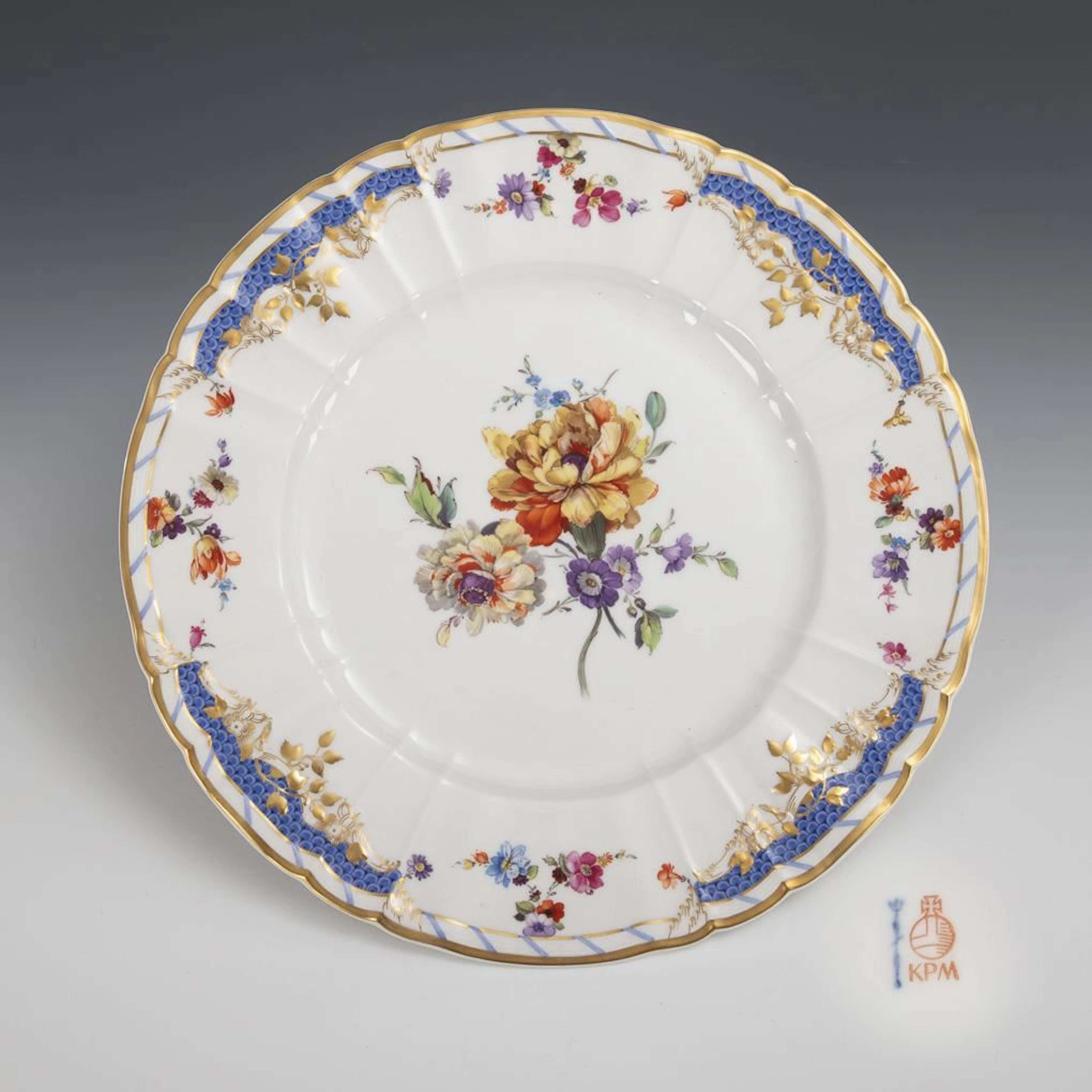 Placemat "Breslau City Palace". KPM Berlin.