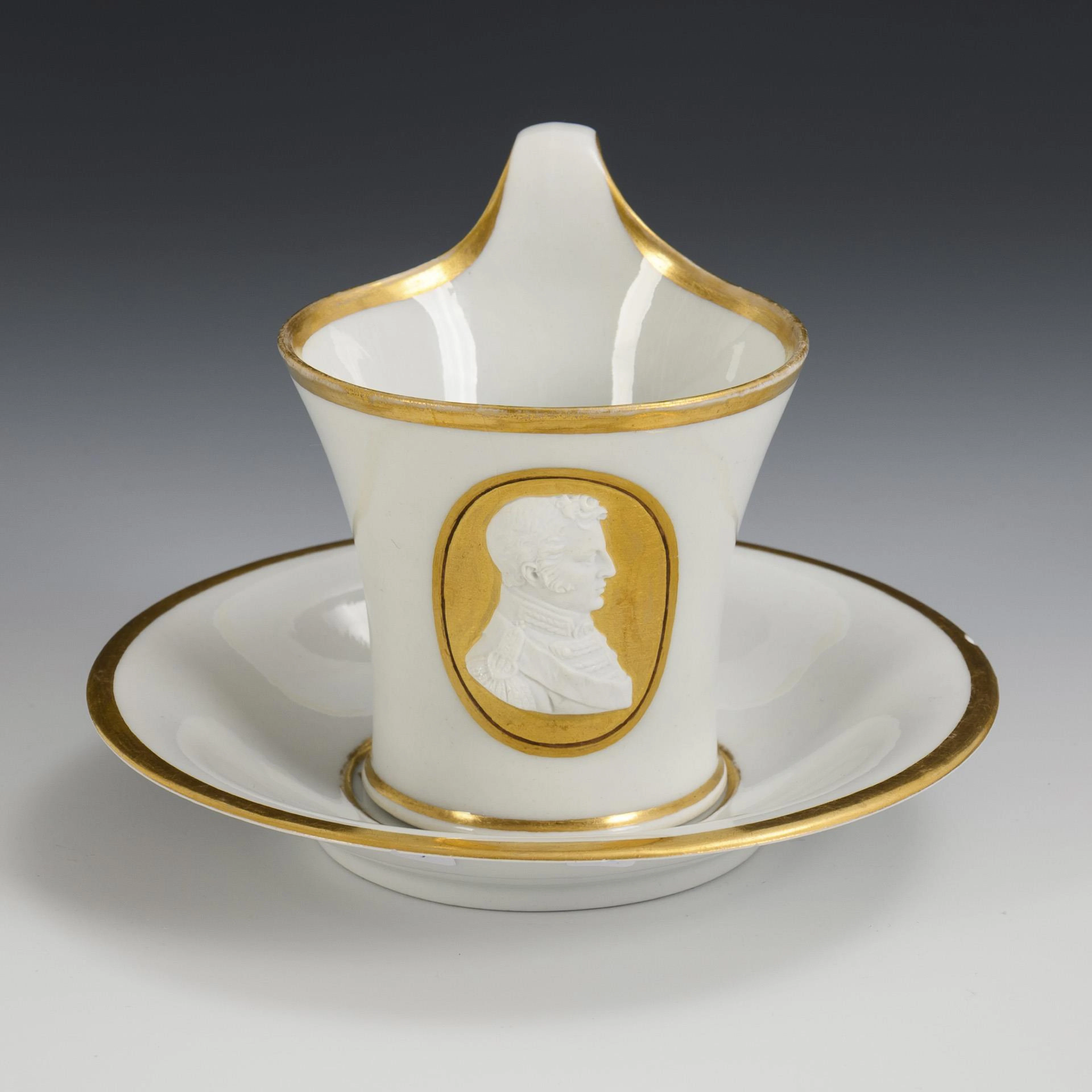 Portrait cup: Wellington. KPM Berlin.