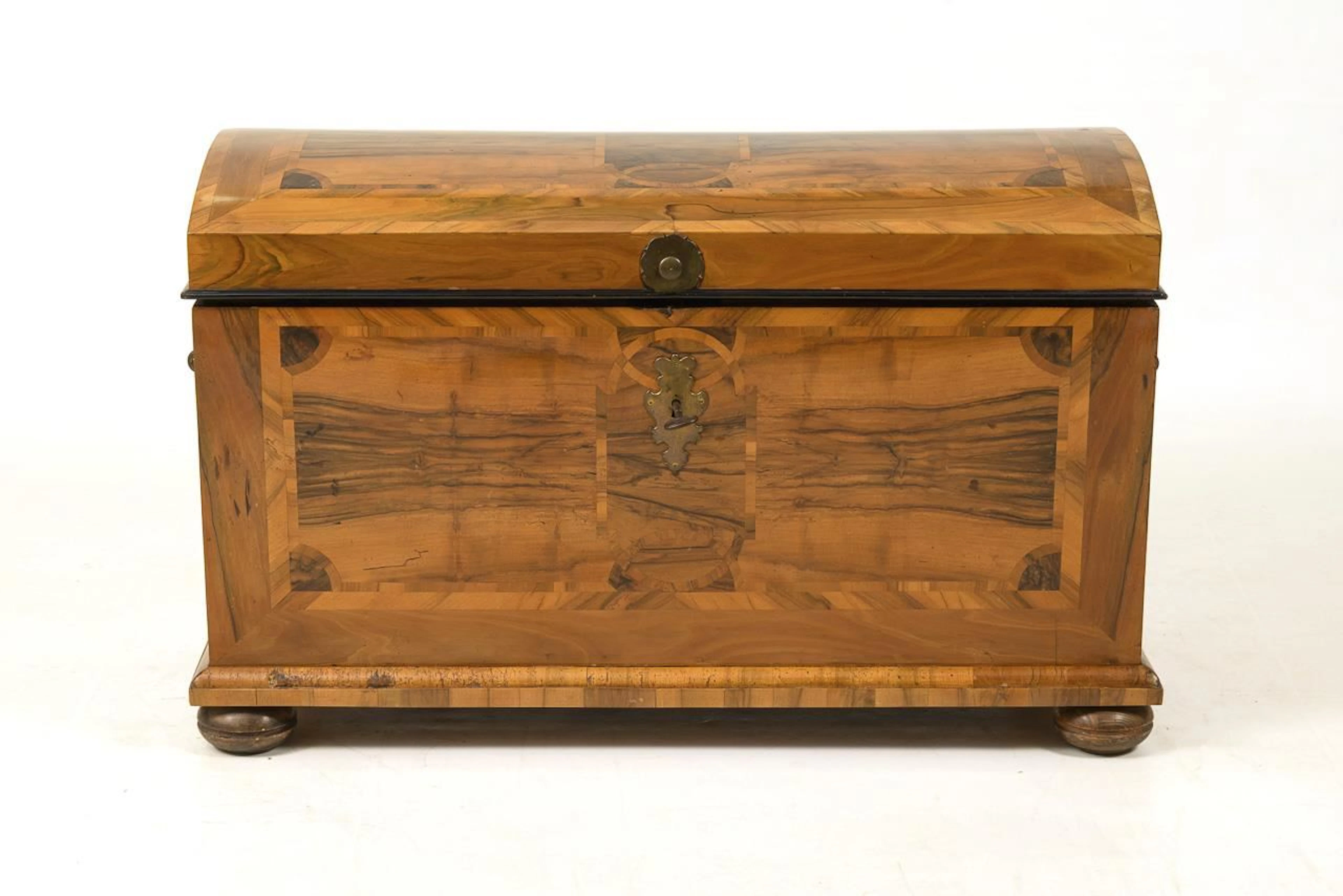Baroque round-domed chest.