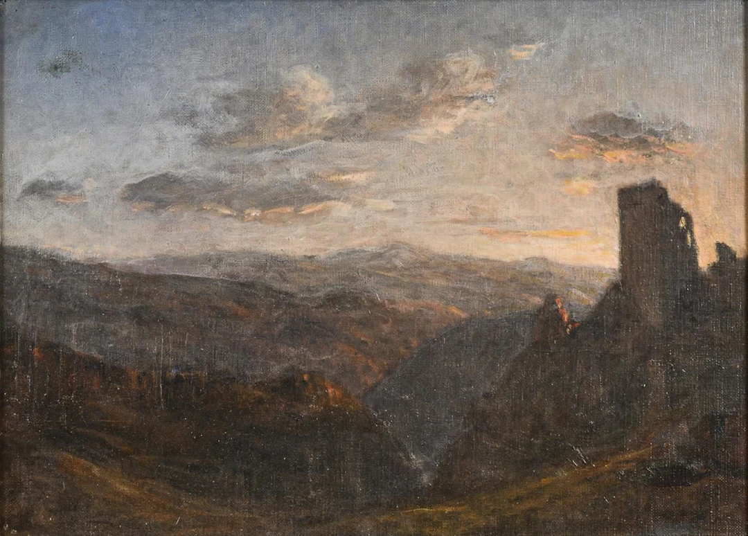 Landscape with Castle Ruins