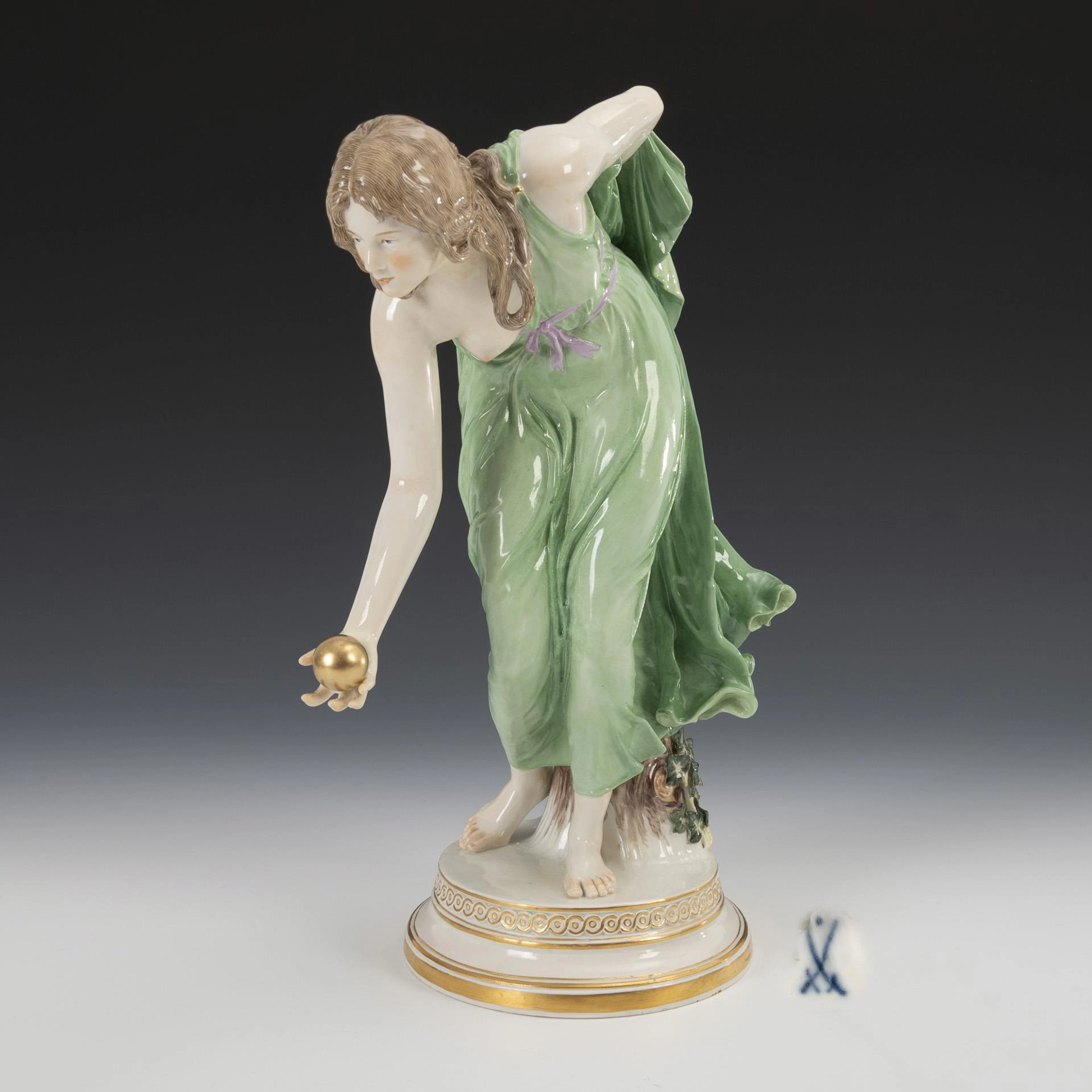 Ball player. Meissen.
