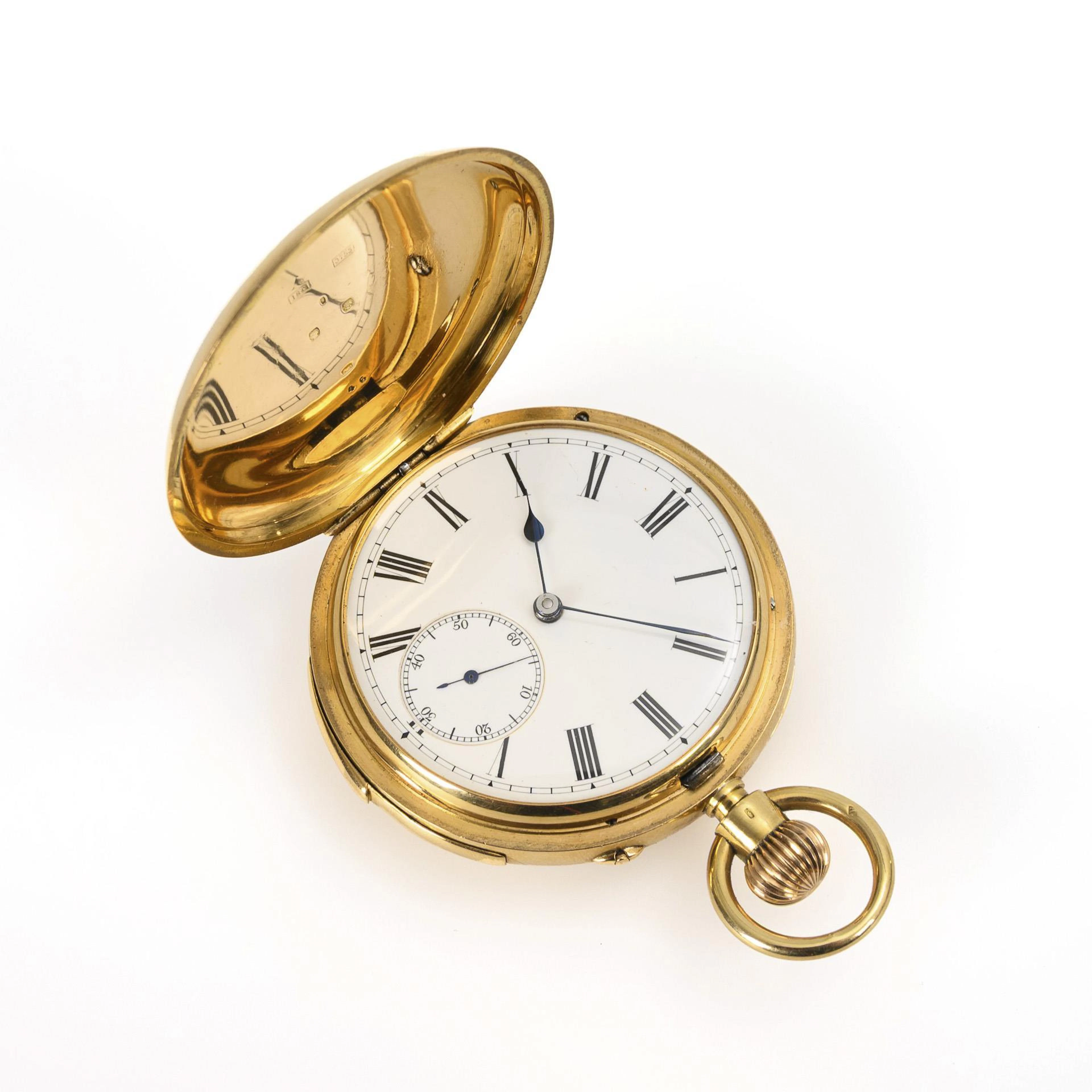 Golden savonnette with minute repeater. William Sturrock, Edinburgh.