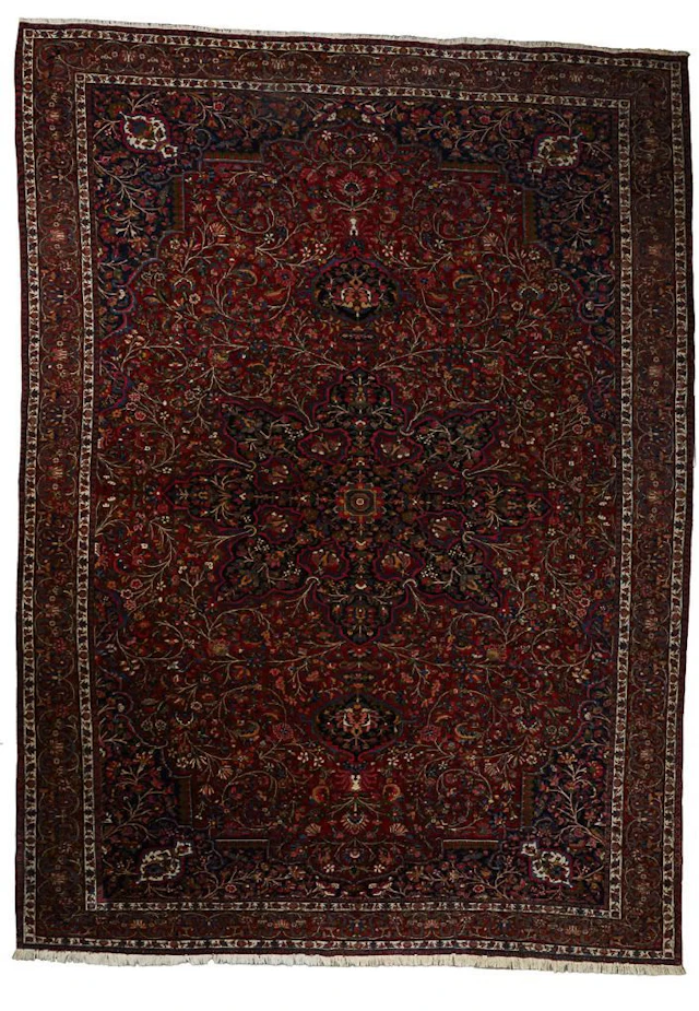 Large medallion rug.