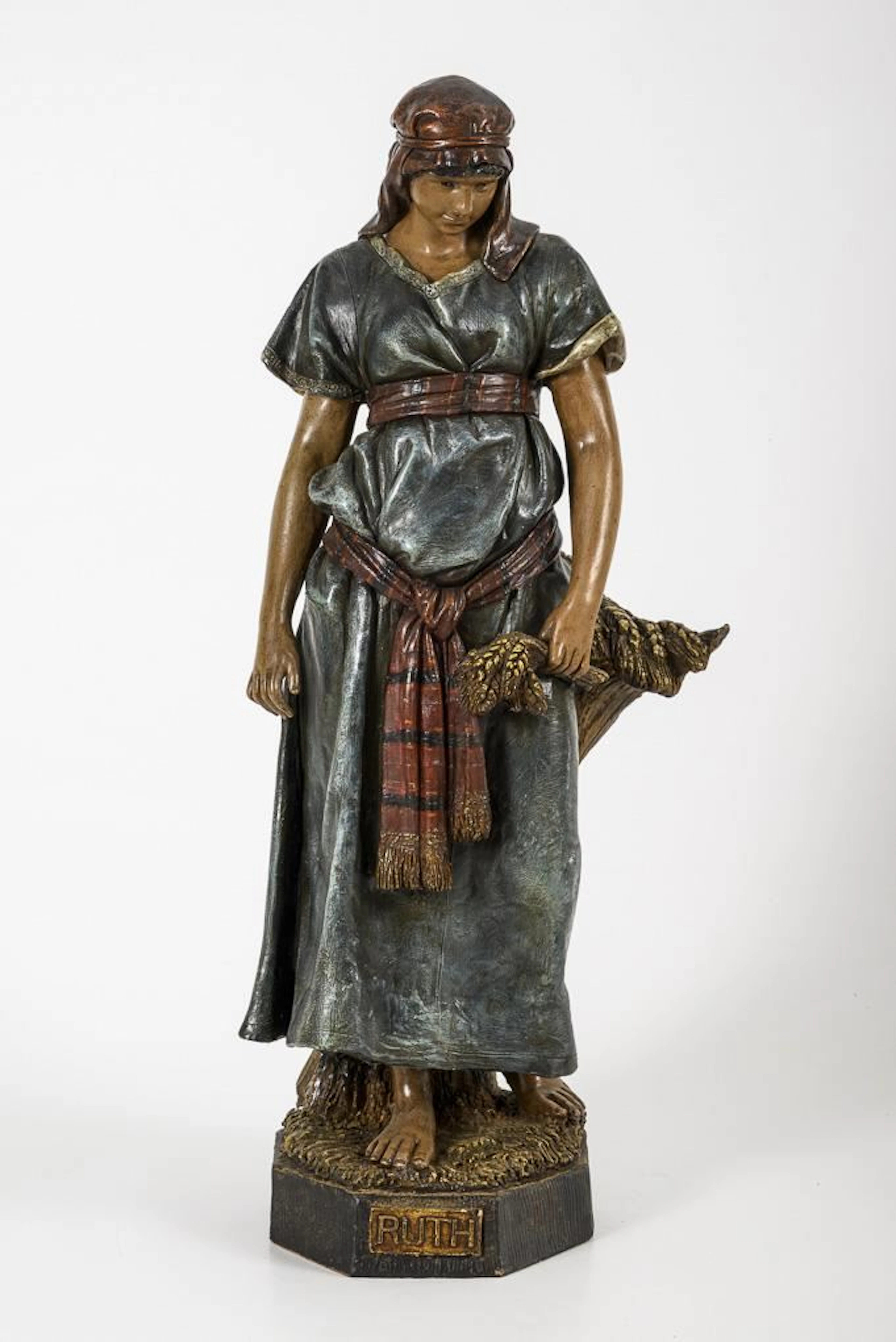 "Ruth" figurine. Probably made by the Vienna-based manufacturer Friedrich